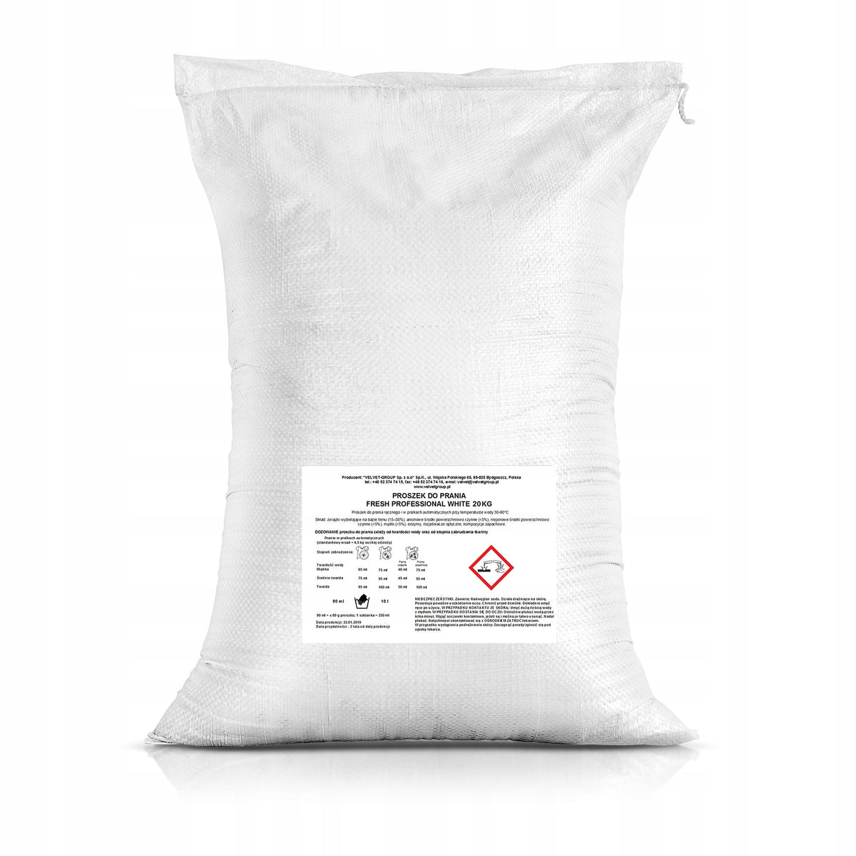 FRESH PROFESSIONAL WHITE 20KG