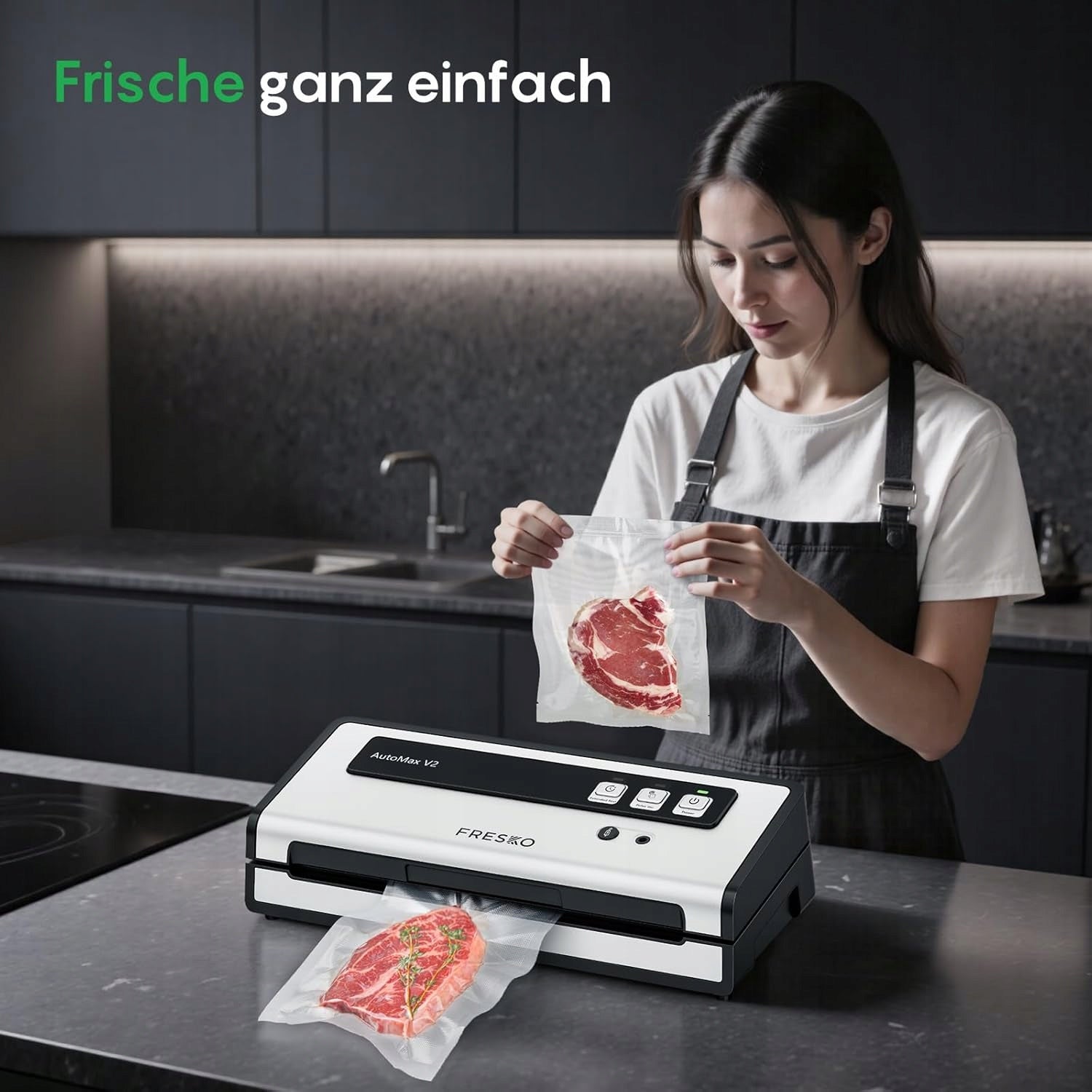 FRESKO Automax V2 Automatic Vacuum Welding Machine, 140 W R18 Brand Fresko