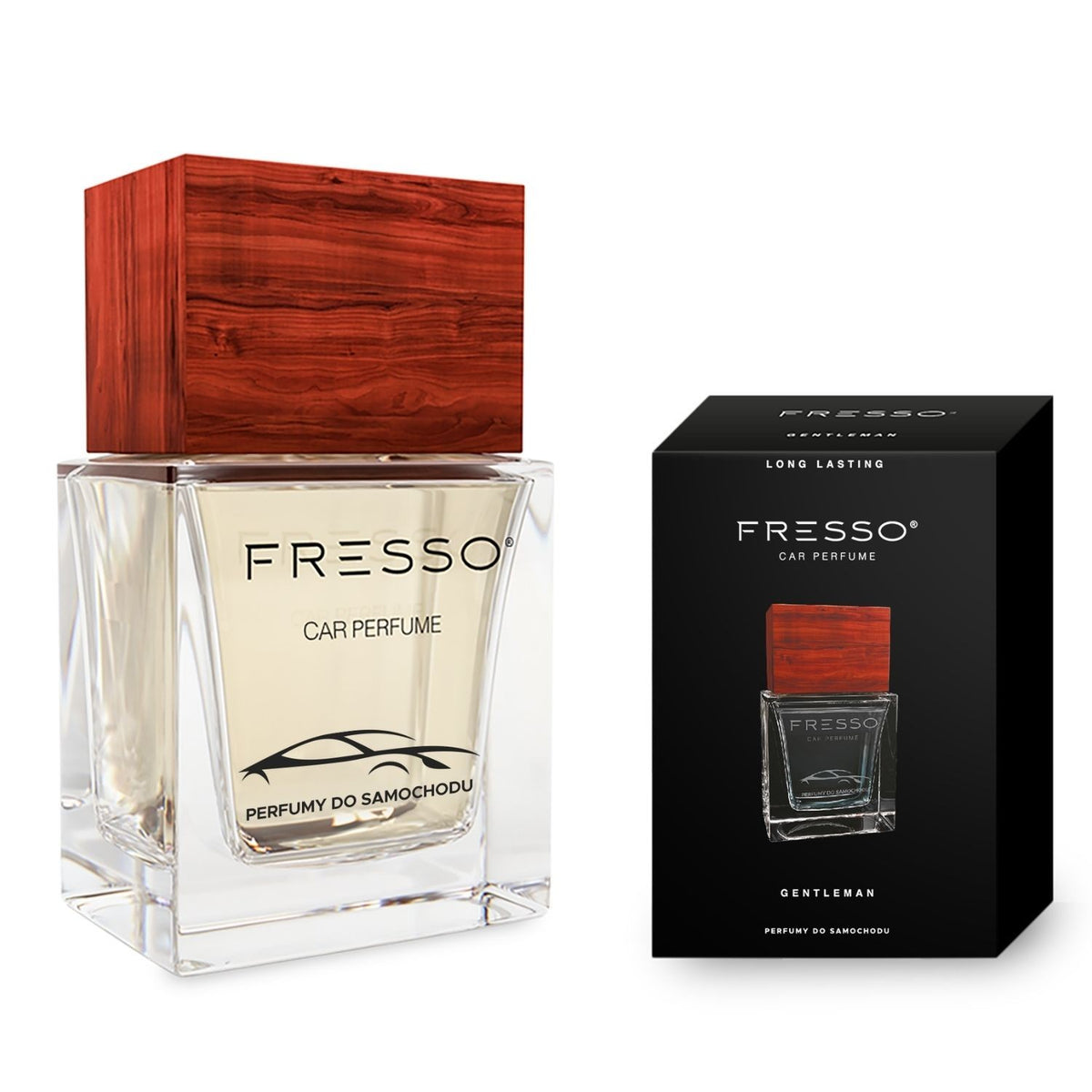 FRESSO Gentleman Perfume 50ml Pendant Scent for Car Packaging status original