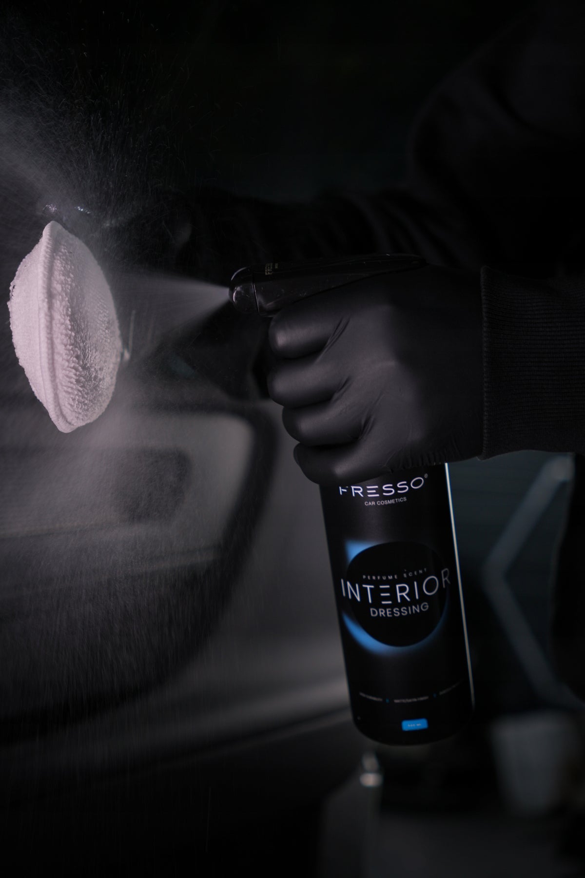 FRESSO INTERIOR DRESSING 5L FOR CAR INTERIOR DARKENS PROTECTS PLASTIC Packaging status original