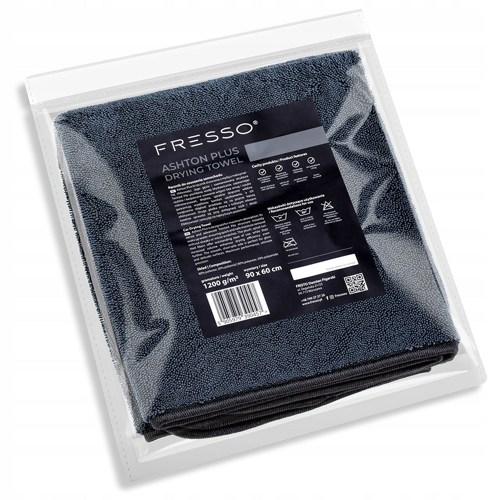 FRESSO PLUS ASHTON DRYING TOWEL 90x60 1200G PAINT DRYING TOWEL