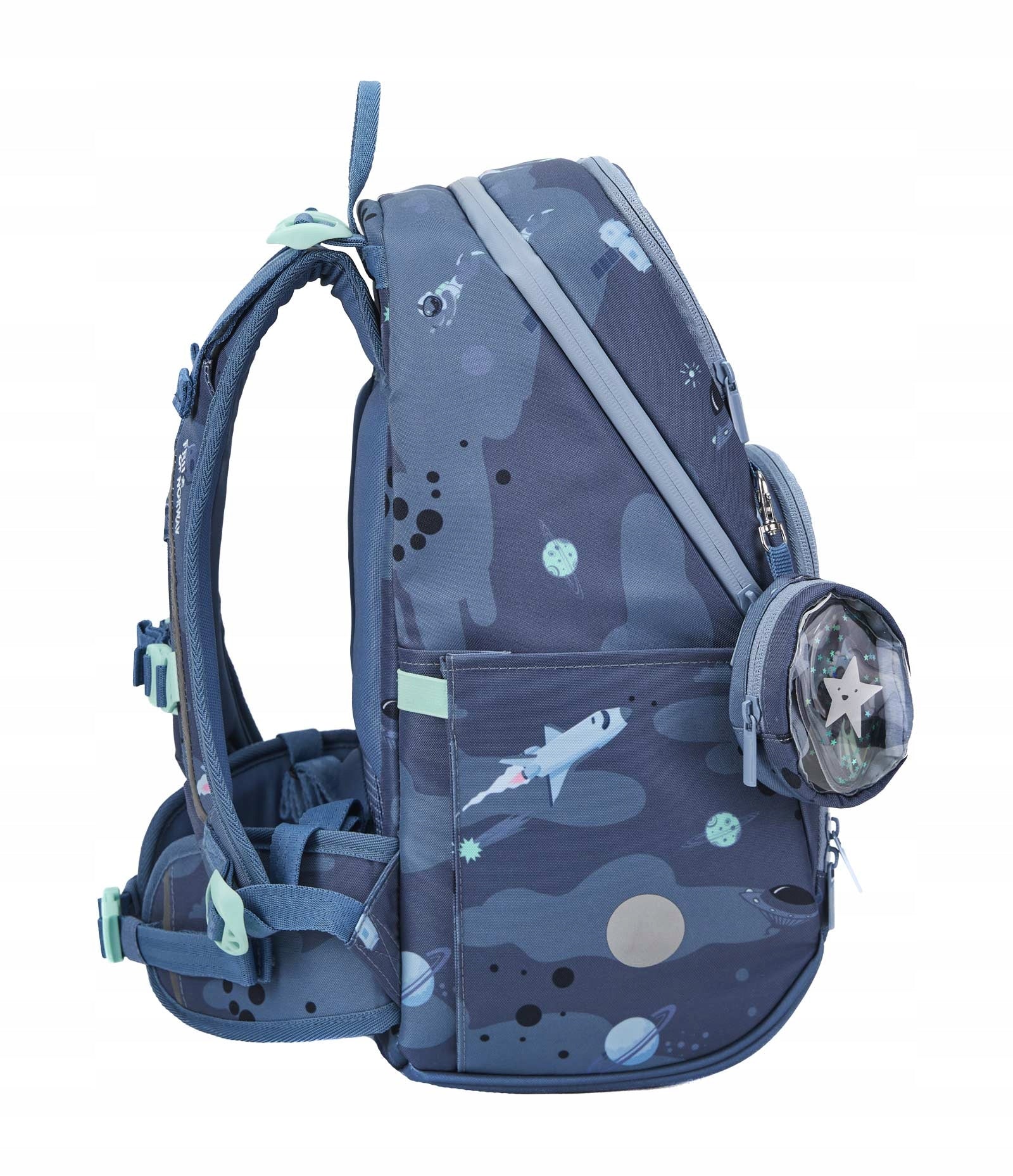 FRII OF NORWAY ERGONOMICKÁ ŠKOLSKÁ TAŠKA FRII EASY 22 L - ASTRONAUT DENIM Manufacturer code FRII-24150-BLUE-ASTRONAUT-BLDNM