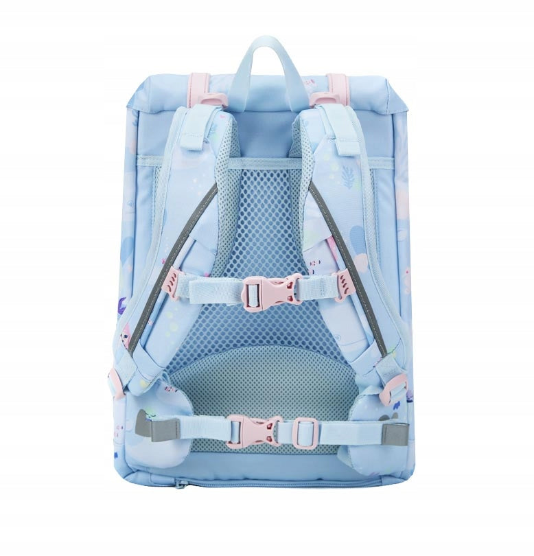 FRII OF NORWAY ERGONOMICKÁ ŠKOLSKÁ TAŠKA RETRO 22 L - MERMAID BLUE Packaging status original