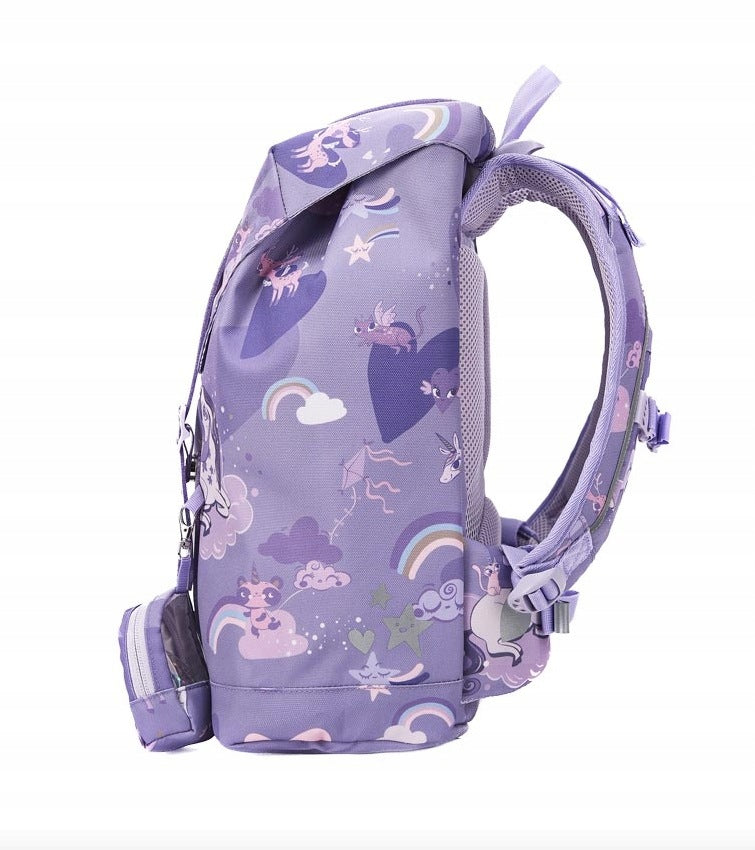 FRII OF NORWAY ERGONOMICKÁ ŠKOLSKÁ TAŠKA RETRO 22 L - UNICORN PURPLE Manufacturer code FRII-24100-UNICORN-PRPL