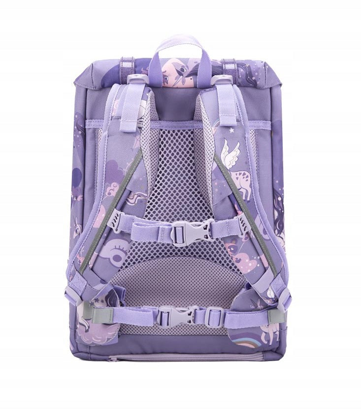 FRII OF NORWAY ERGONOMICKÁ ŠKOLSKÁ TAŠKA RETRO 22 L - UNICORN PURPLE Packaging status original