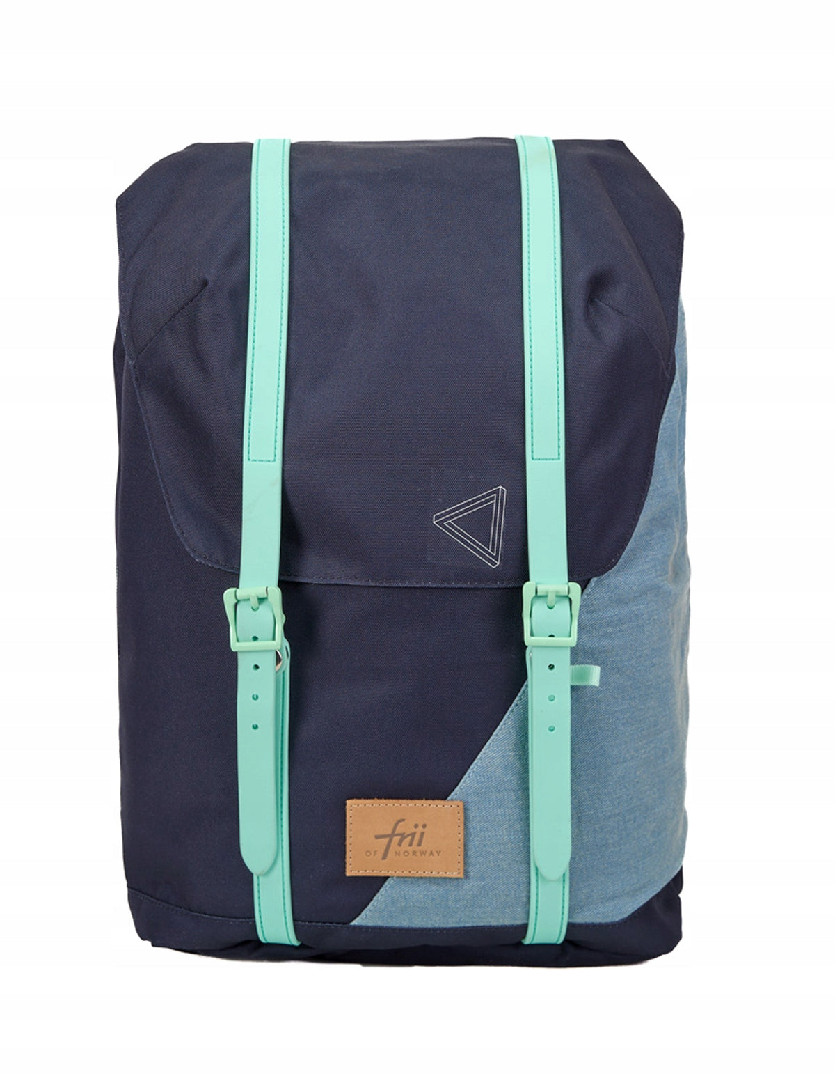 FRII OF NORWAY ERGONOMICKÝ ŠKOLSKÝ BATOH RETRO 30L - NEON MINT
