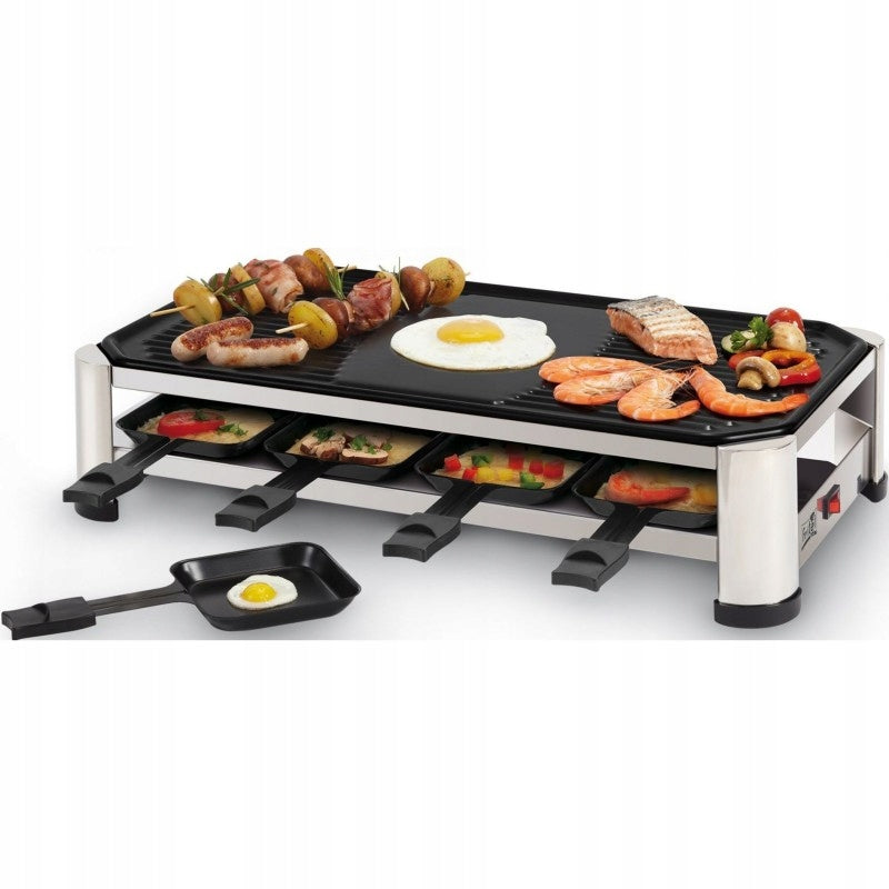 FRITEL RG2170 electric grill raclette, 8 spatula pans