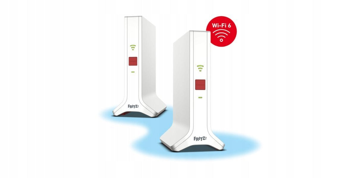 FRITZ Mesh Network Amplifier Set 4200 2.4/5 GHz, Wi-Fi 6 Internal modem no modem