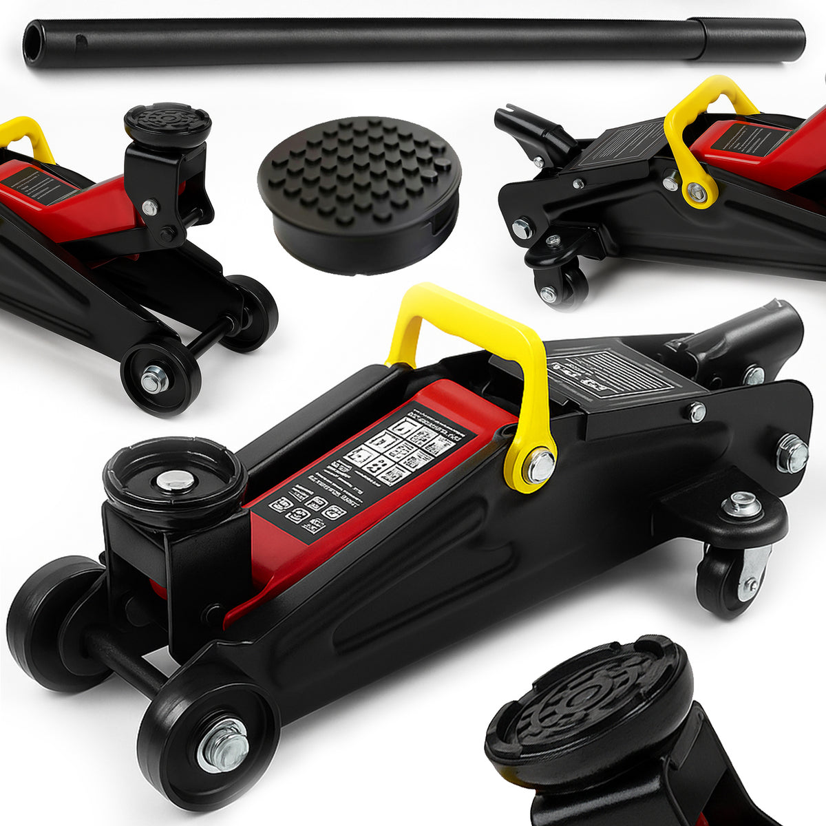 FROG CAR LIFT HYDRAULIC JACK 2T LOW PROFILE + RUBBER Manufacturer code od9017new