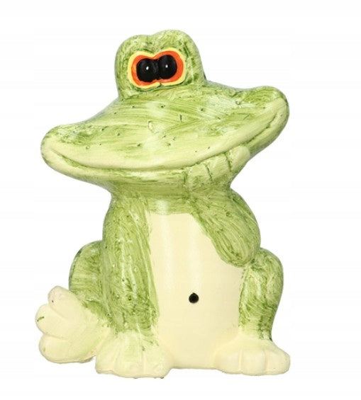 FROG GARDEN FIGURINE WITH MOTION SENSOR 24 cm Packaging status original