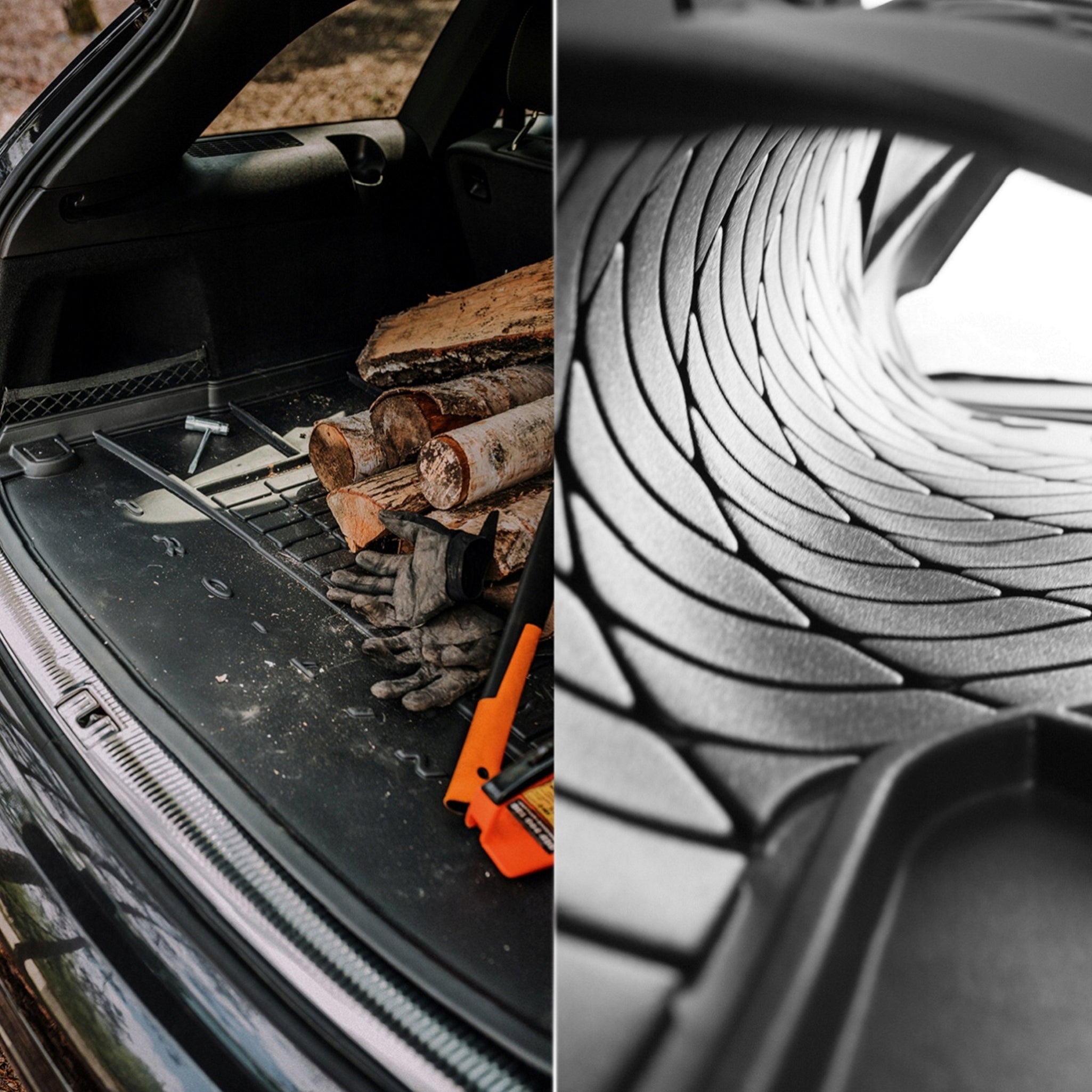FROGUM ProLine 3D Rubber Trunk Mat for Skoda Kodiaq 2016-2024 Manufacturer Frogum