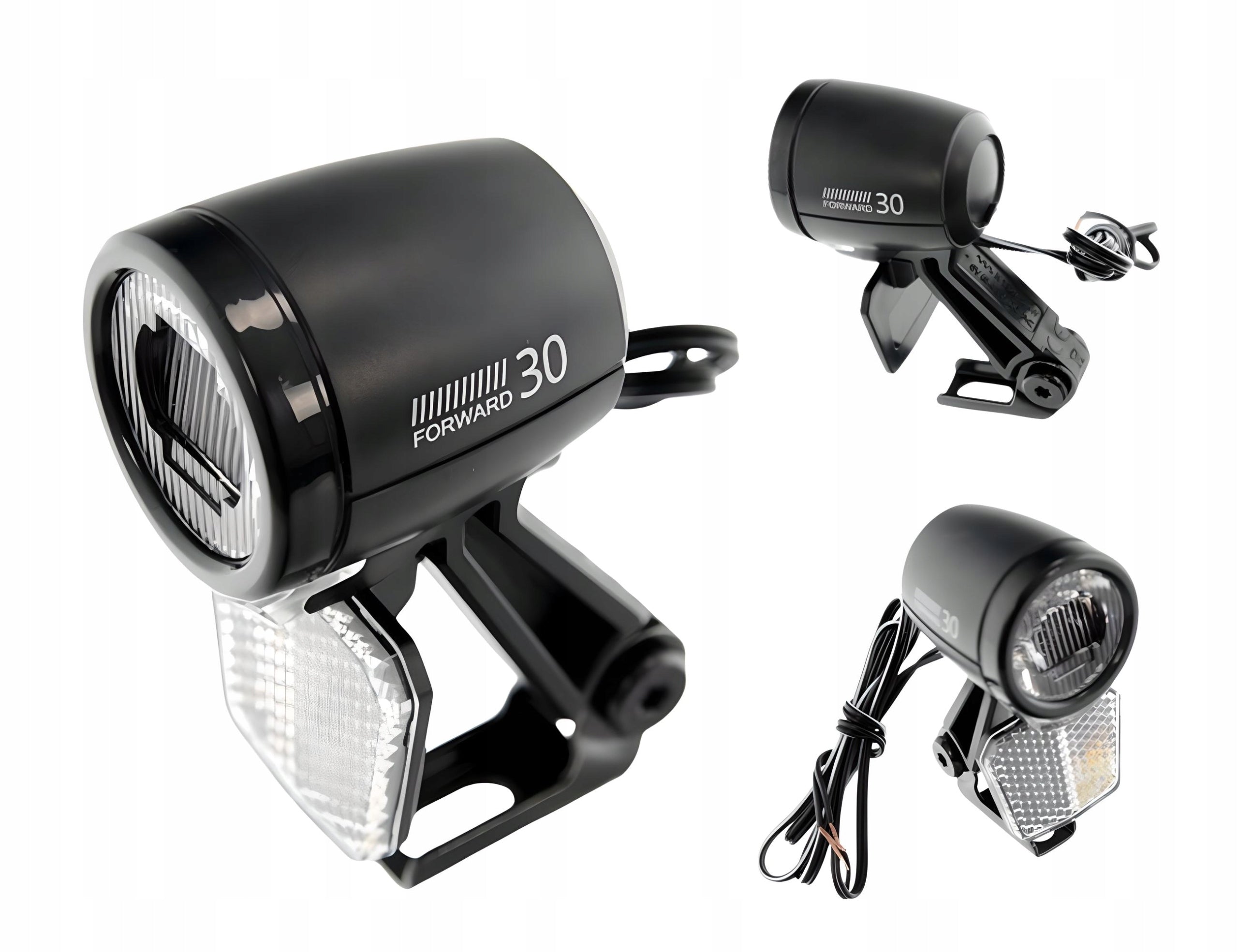 FRONT BICYCLE LAMP E-BIKE 30 LUX JY-7230 WITH SUPPORT Brand no brand