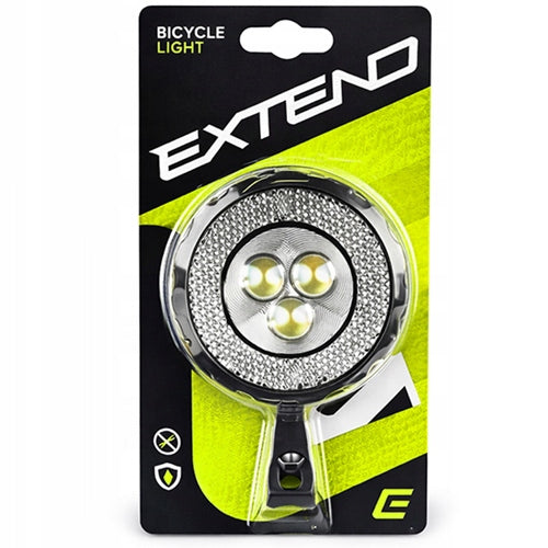 FRONT BICYCLE LIGHT 3 LED 25 LM LIGHTING FOR FORK BIKE Brand Extend