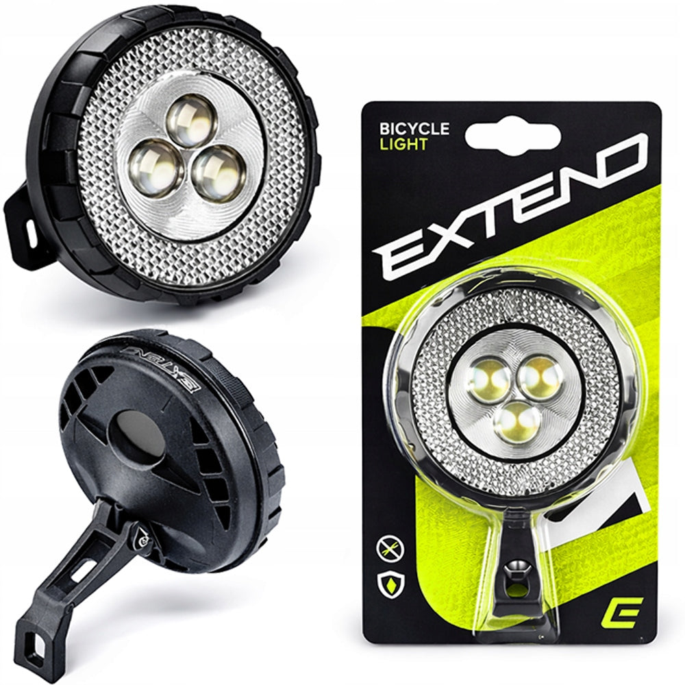 FRONT BICYCLE LIGHT 3 LED 25 LM LIGHTING FOR FORK BIKE