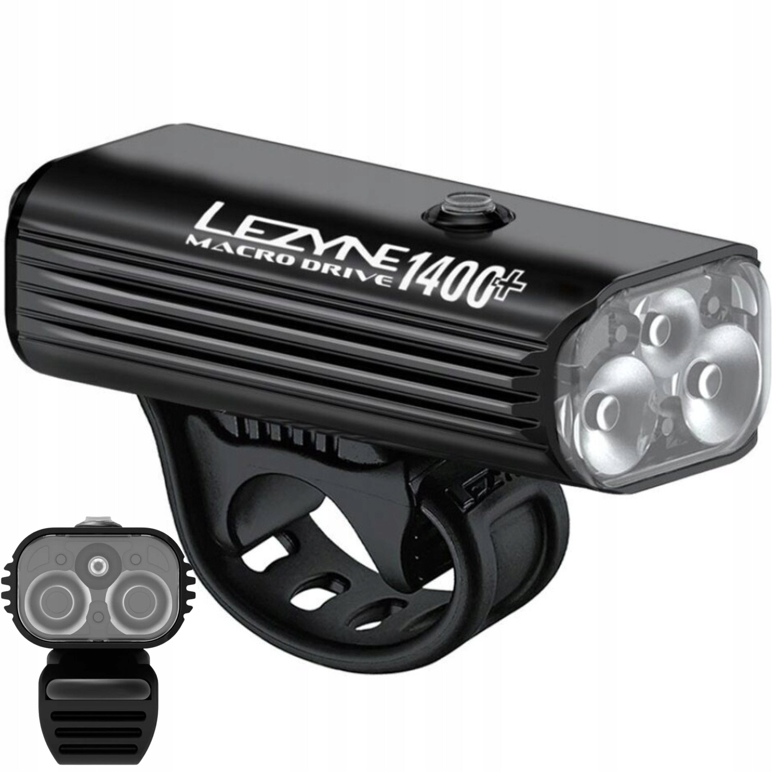 FRONT BICYCLE LIGHT LEZYNE MACRO DRIVE 1400+ 1400 LM USB C STRONG