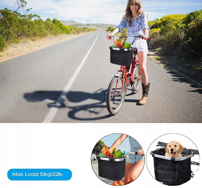 FRONT BIKE BACKPACK FOR DOG CAT STRONG BIKE BAG UP TO 5KG Kind bike carrier