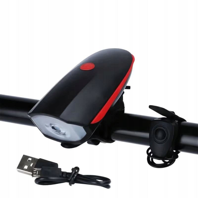 FRONT BIKE LIGHT FRONT LED BIKE LAMP STRONG USB Light beam 50 lm