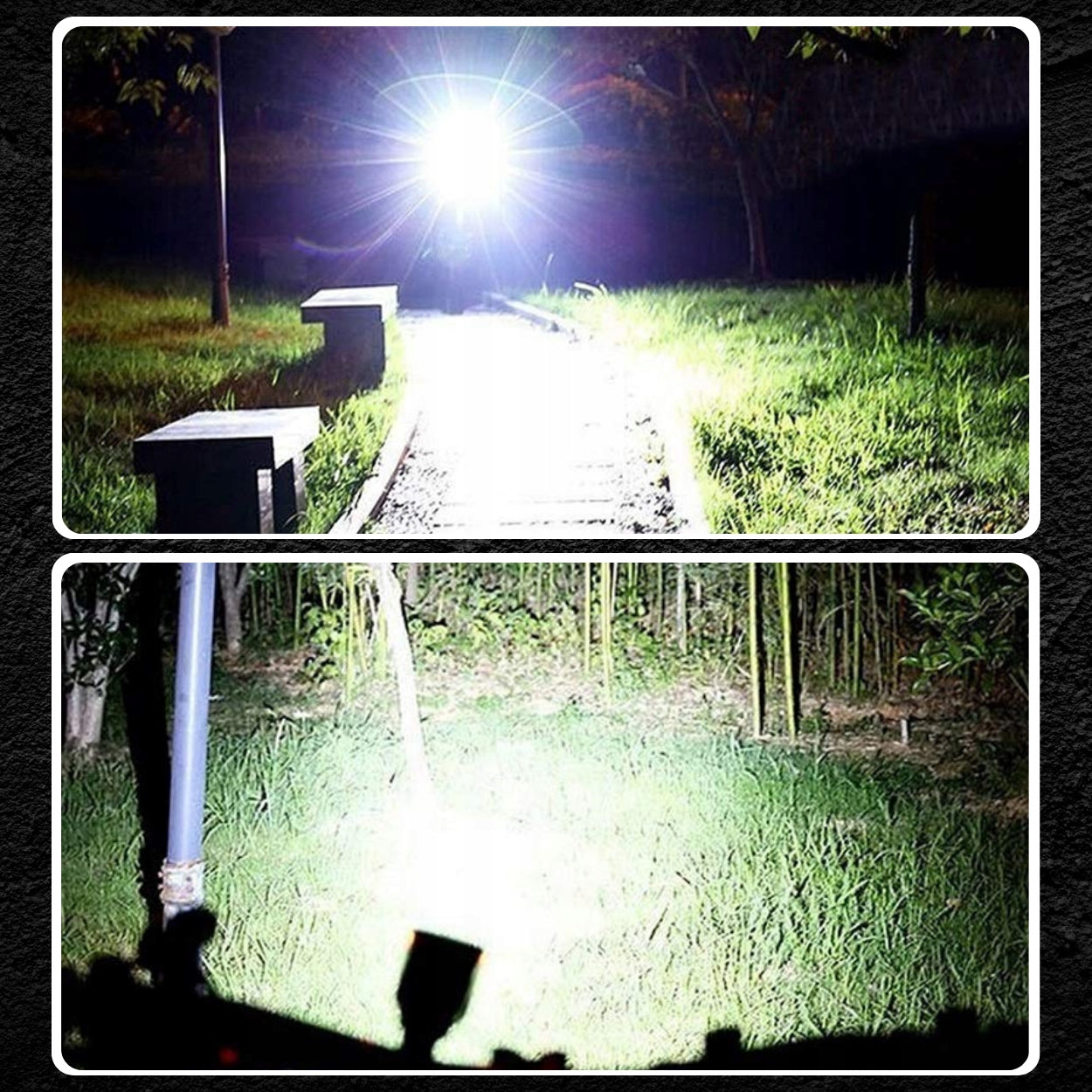 FRONT BIKE LIGHT LED LOUD BELL RECHARGEABLE 2400mAh Model LY 37
