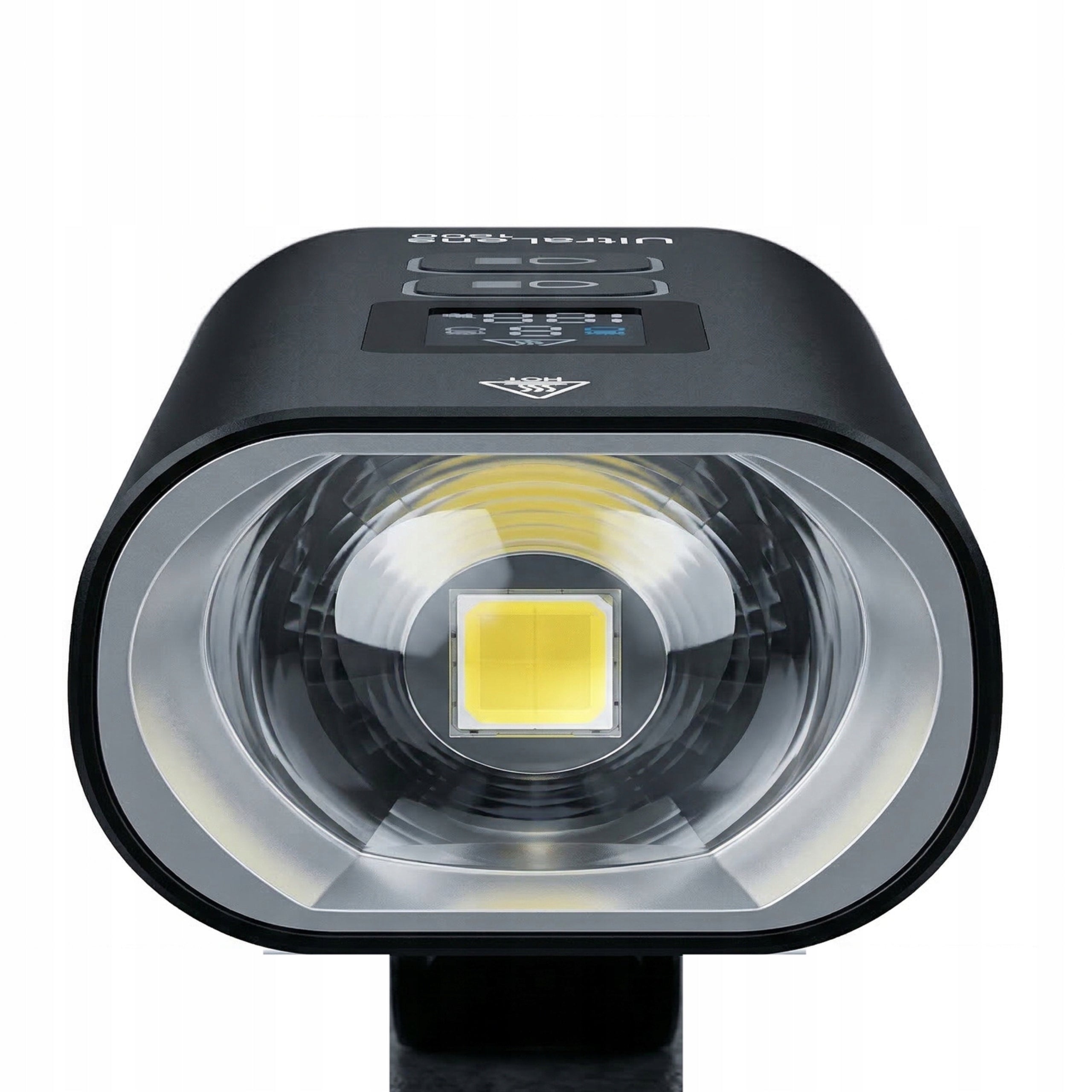FRONT BIKE LIGHT LED SPECTER 1600lm 5200mAh with powerbank function Manufacturer code latarka rowerowa aluminium UltraLens