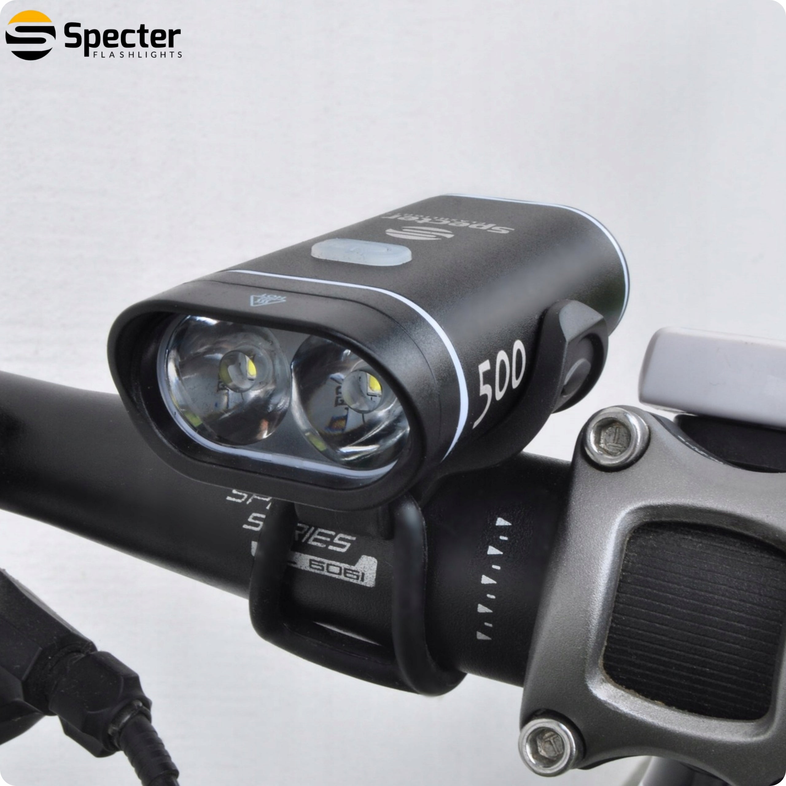 FRONT BIKE LIGHT LED USB C Specter USB C XPG500 ALUMINUM 500lm Model XPG500