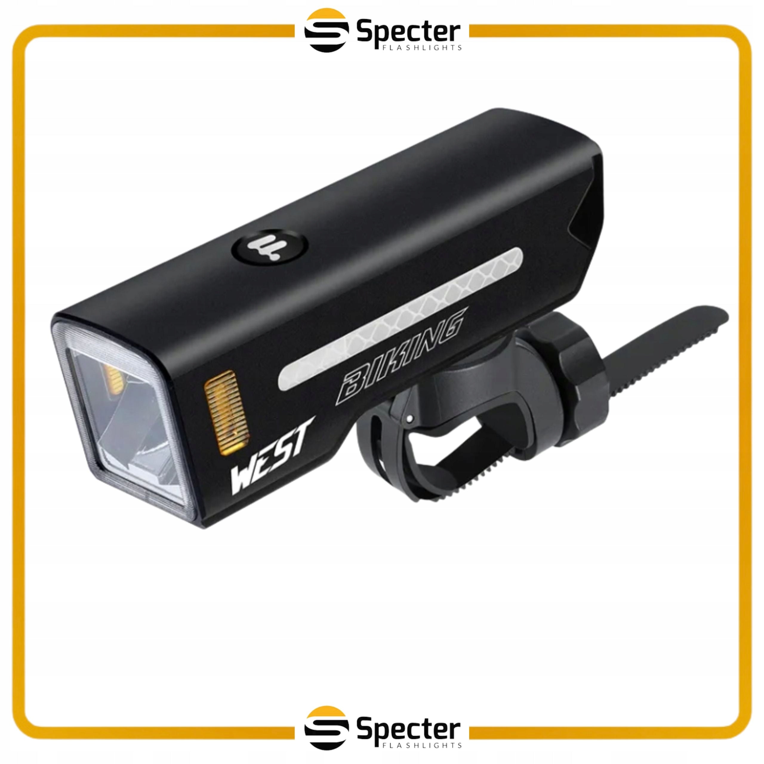 FRONT BIKE LIGHT LED USB C with powerbank function WEST BIKING 1000LM Manufacturer code WEST BIKING LAMPKA ROWER LED 1000LM 5000MAH
