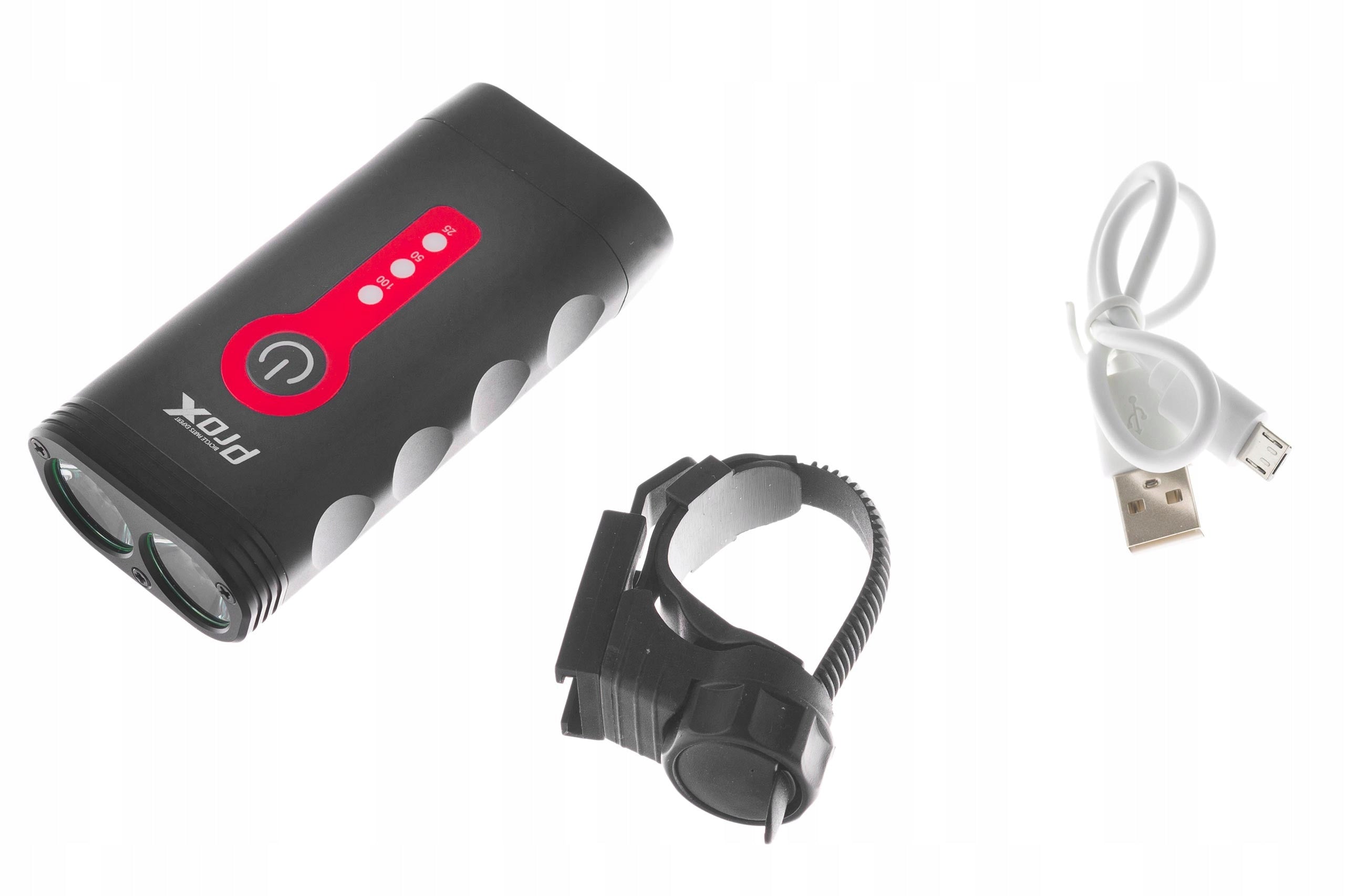 FRONT LAMP PROX SIRIUS 2xXP-G3, 900 Lm, 5200 mAh battery, USB-C Packaging status original