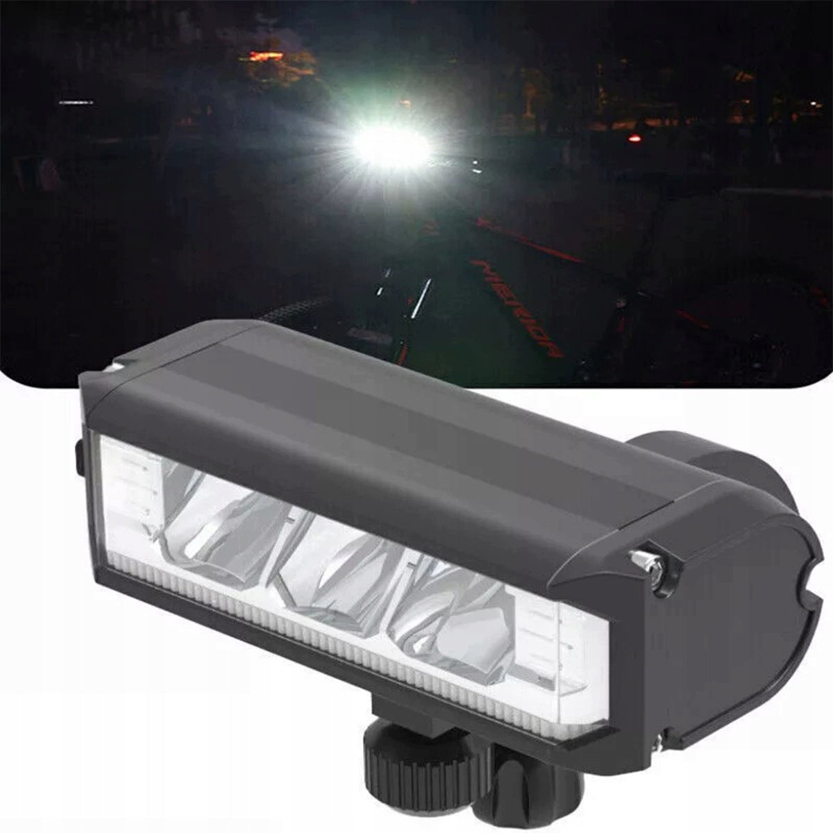 FRONT LED BICYCLE LIGHT FRONT BIKE HANDLEBAR STRONG USB 900lm Brand no brand