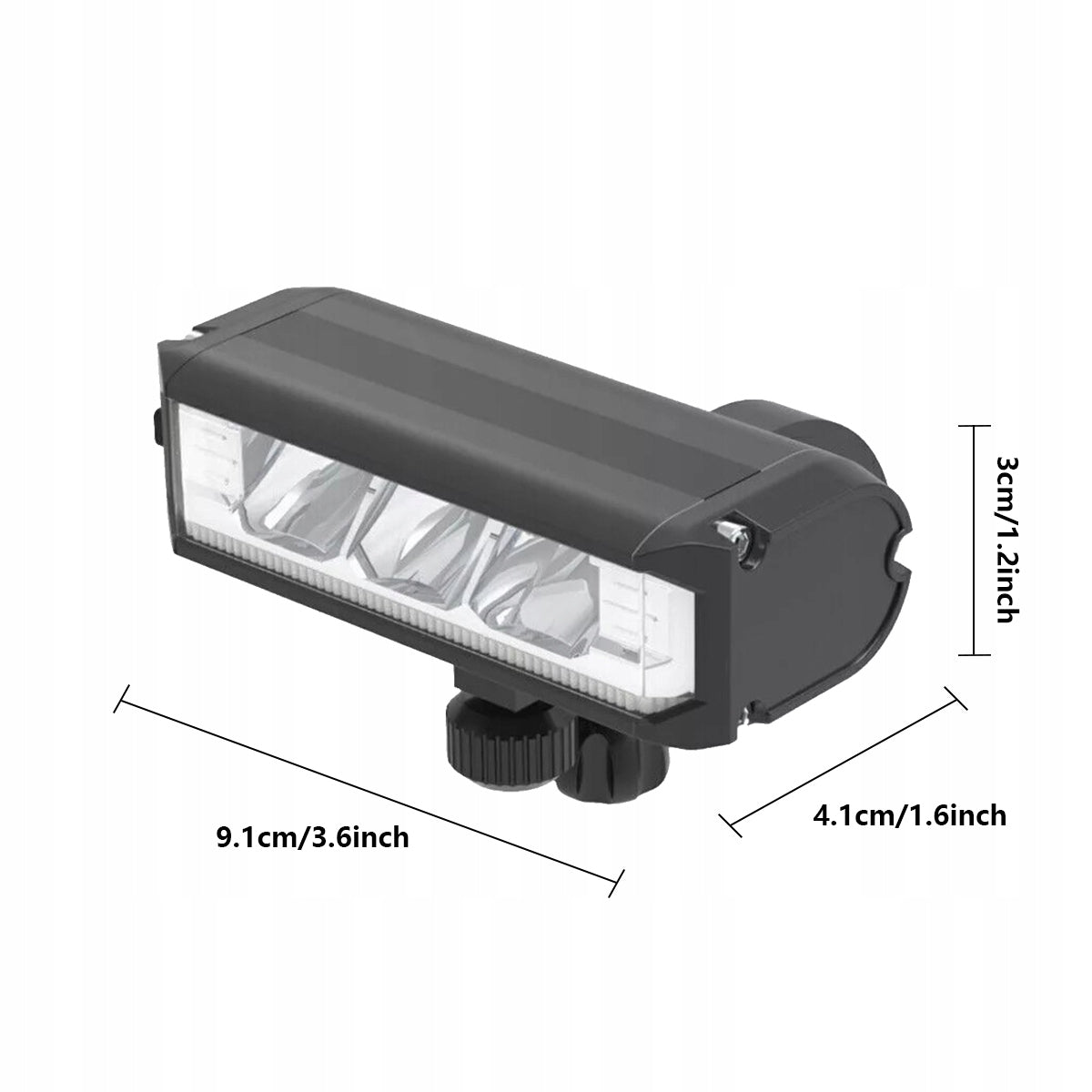 FRONT LED BICYCLE LIGHT FRONT BIKE HANDLEBAR STRONG USB 900lm Packaging status original