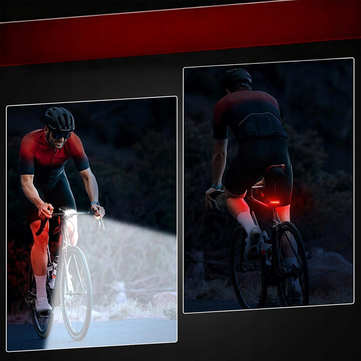 FRONT REAR BICYCLE LIGHT FOR BICYCLE Manufacturer code 4059612383250