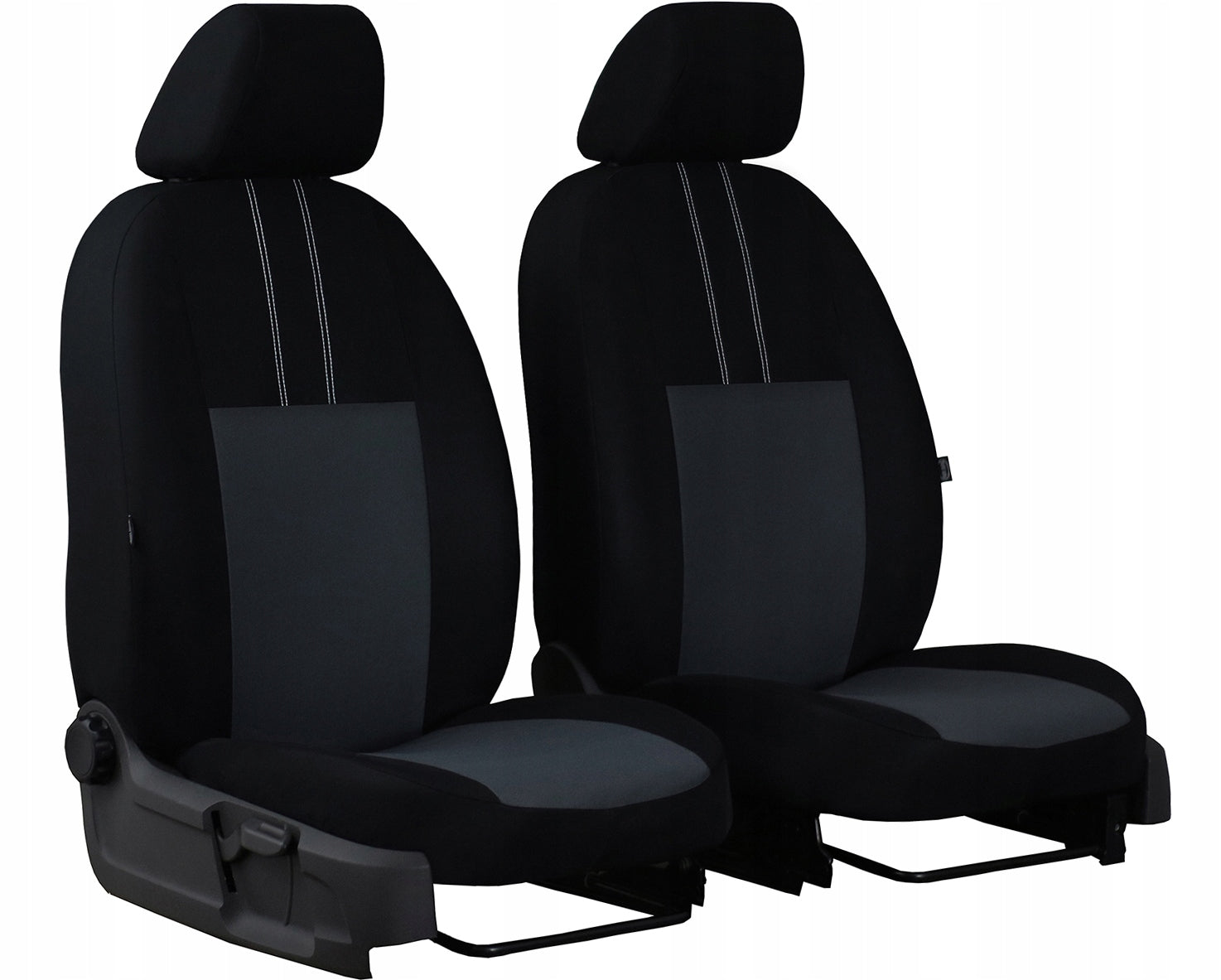FRONT SEAT COVERS CAR SEATS EKONOMIC 1+1 black Type cover