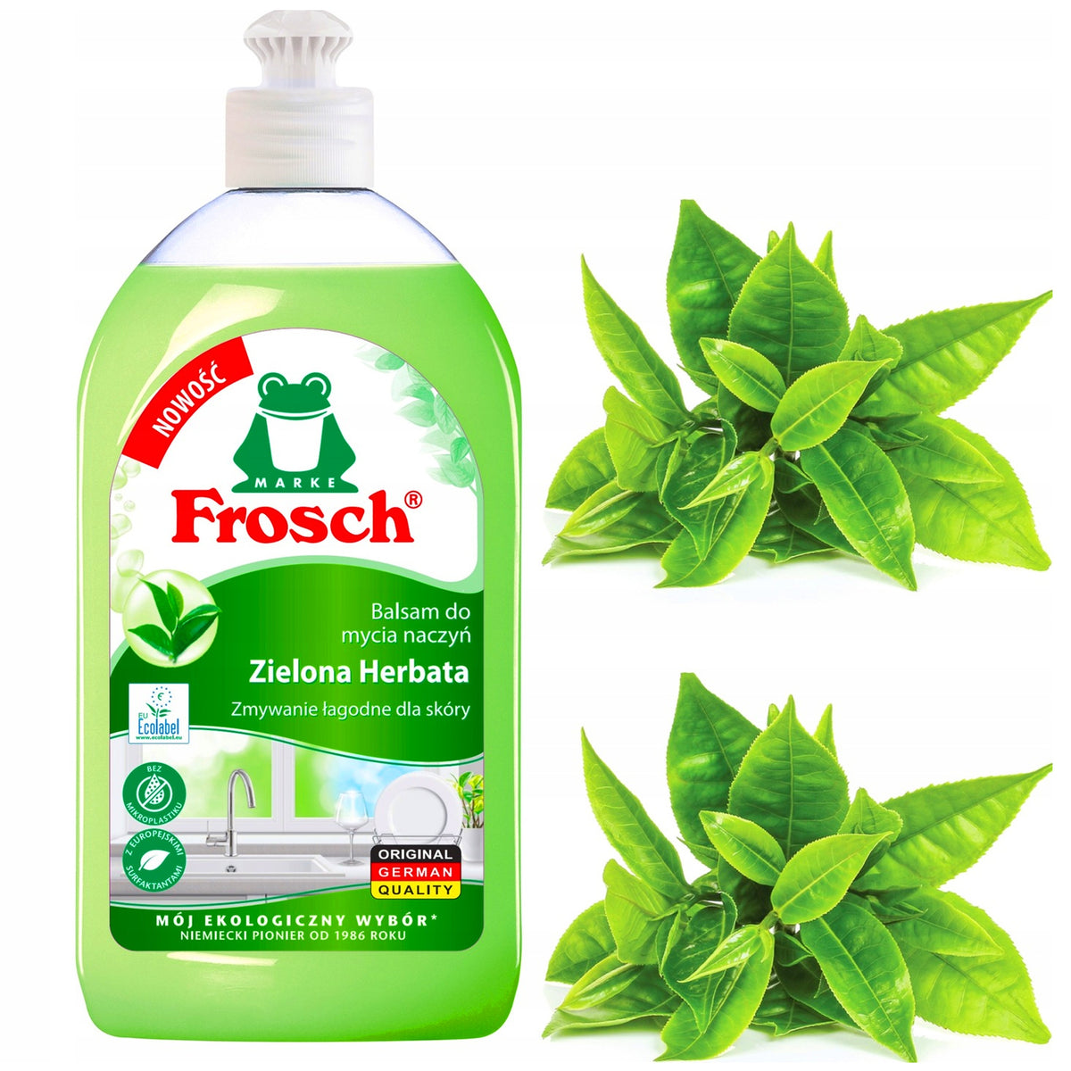 FROSCH BALM Organic Dishwashing Liquid Green Tea 500ml