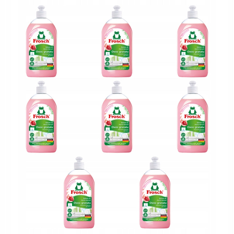 FROSCH Pomegranate fruit dishwashing lotion 500 ml X8