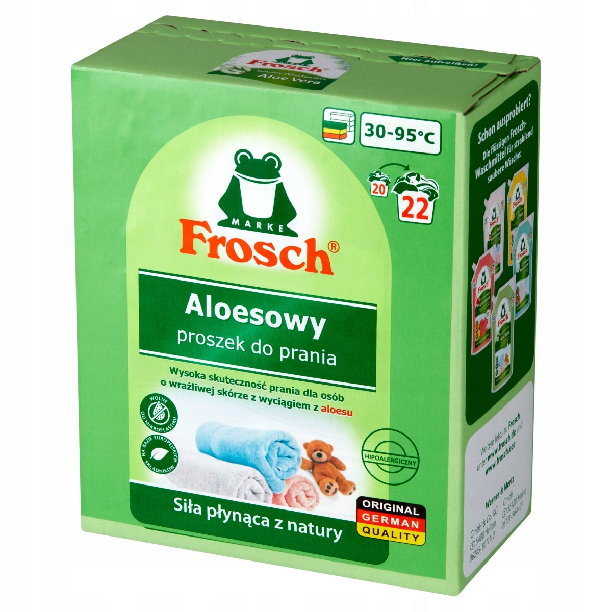 FROSCH WASHING POWDER SENSITIVE ALOE VERA 1,45KG
