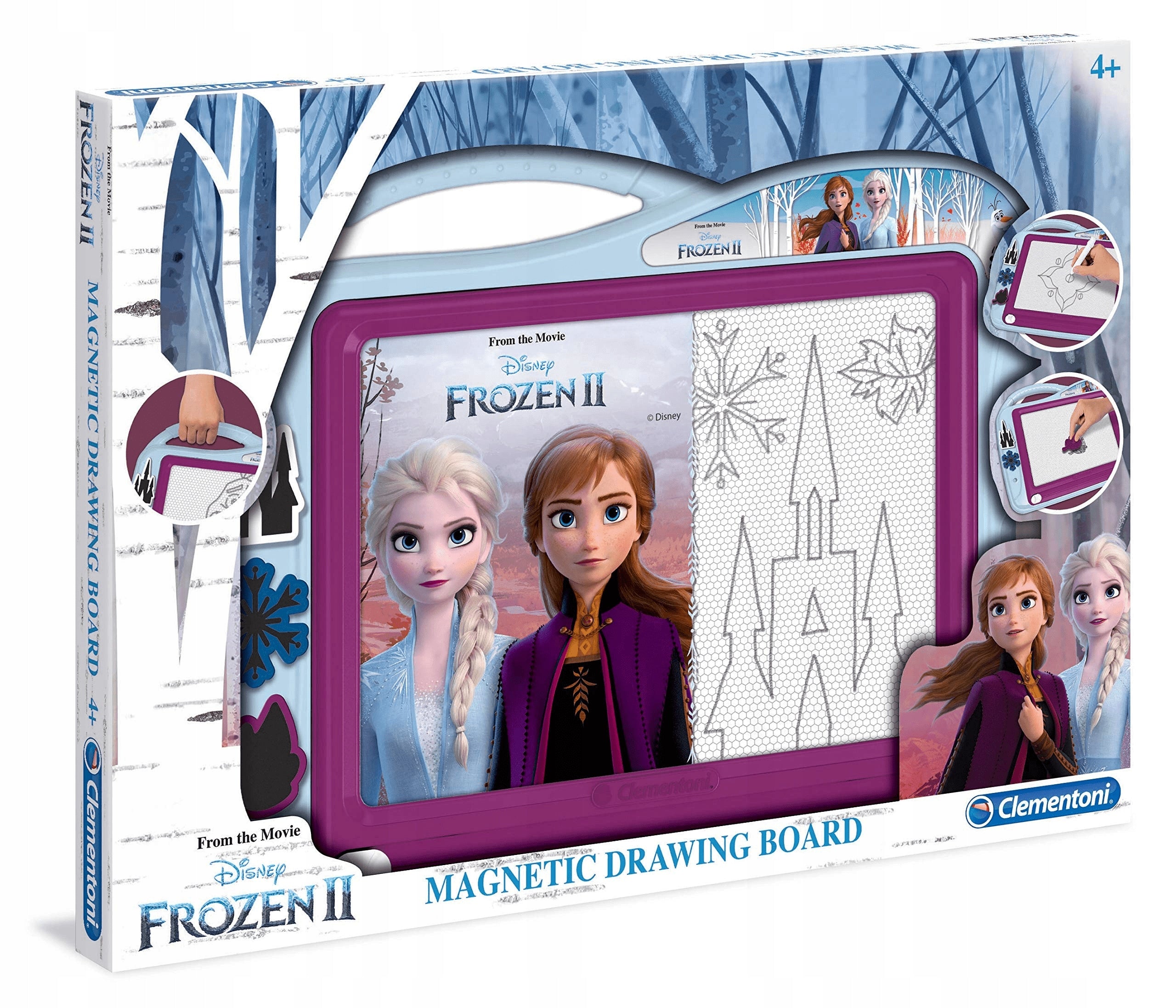Magnetinė piešimo lenta Frozen Clementoni