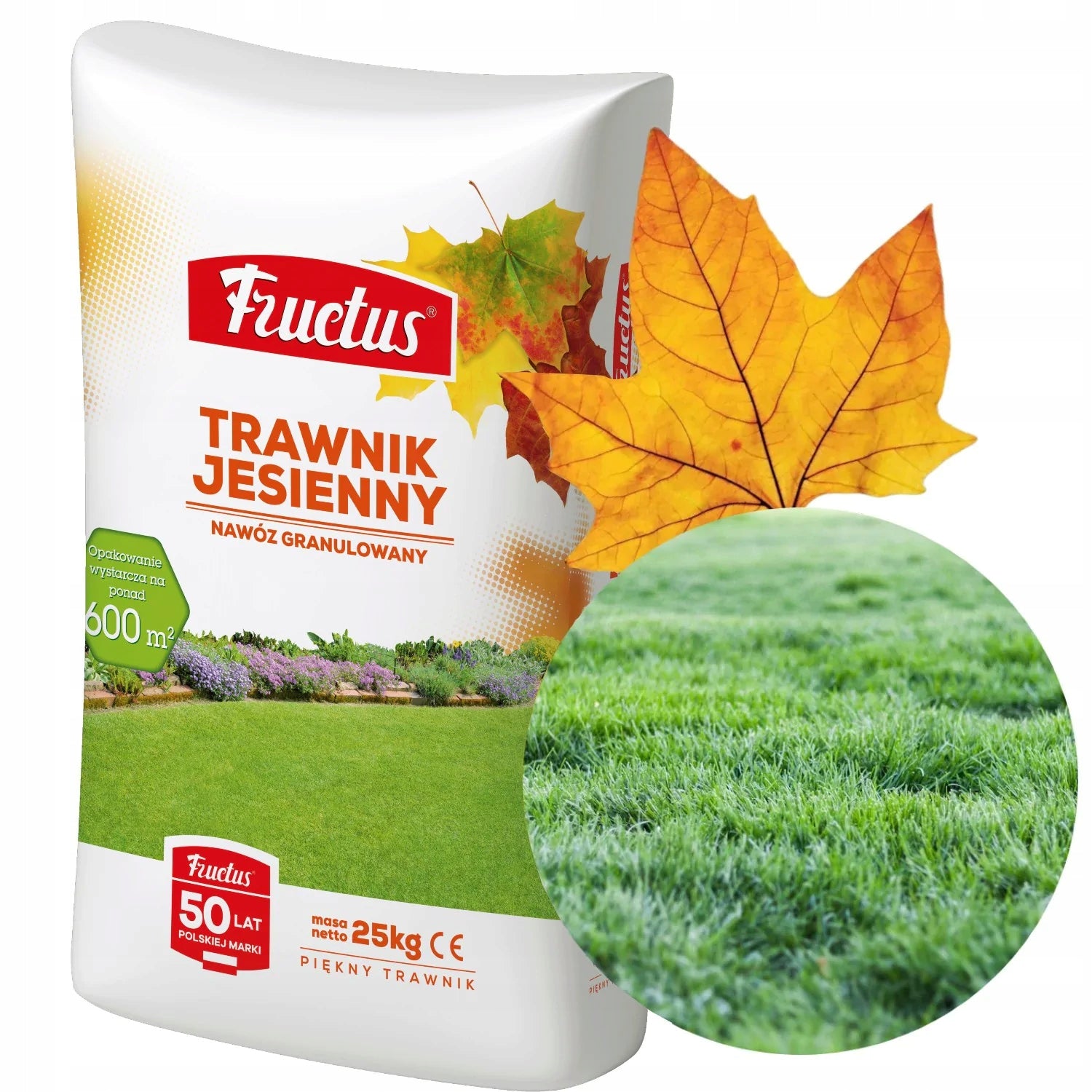 FRUCTUS AUTUMN GRASS FERTILIZER 25KG WITHOUT NITROGEN ROOTING STRENGTHENS