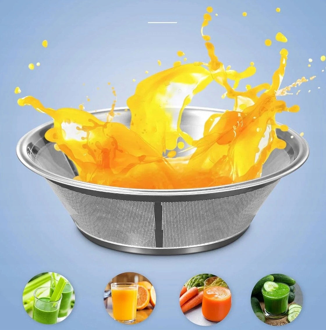 FRUIT AND VEGETABLE JUICER HIGH SPEED JUICER LARGE HOLE 800W Manufacturer code SOKOWIRÓWKA WYCISKARKA DO OWOCÓW I WARZYW