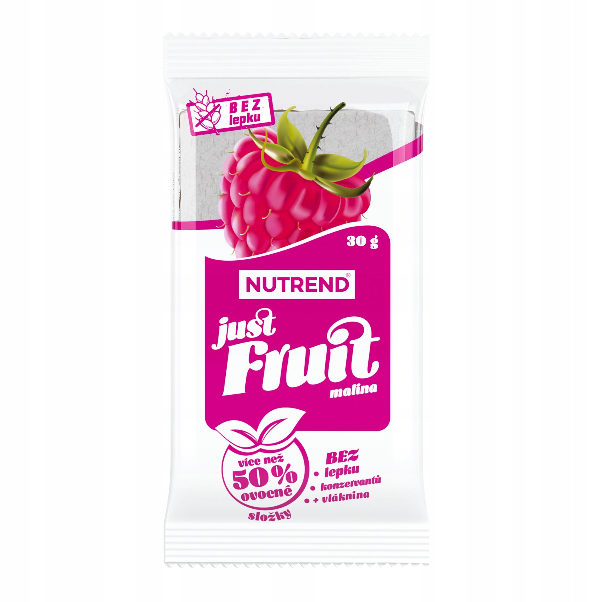 FRUIT BAR NUTREND JUST FRUIT 30G RASPBERRY 50% FRUIT WITHOUT GLUTEN Expiration date at least 1 month from the date of purchase