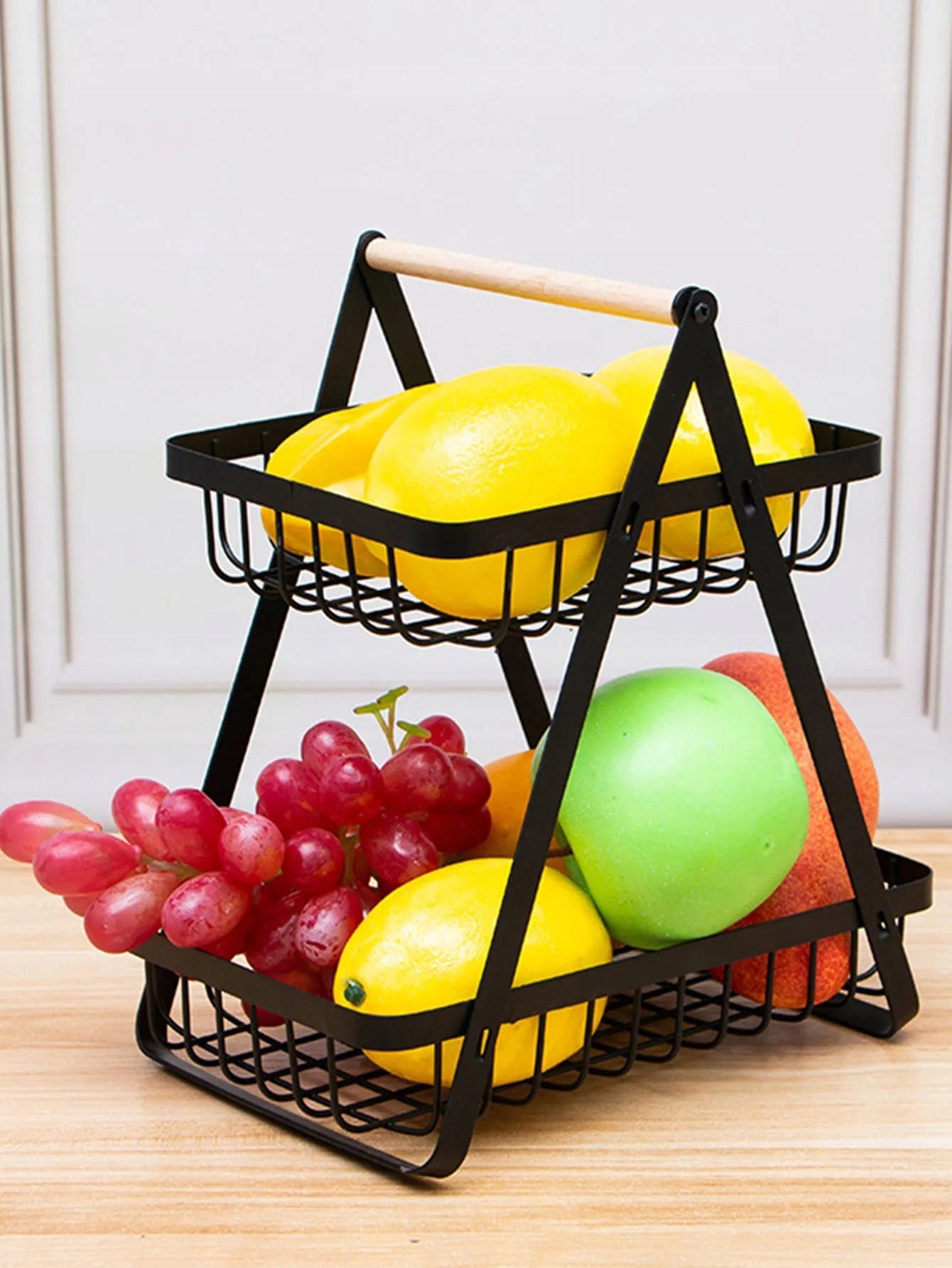 FRUIT BASKET TWO-LEVEL VEGETABLES PATERA BASKET METAL LOFT EAN (GTIN) 5906952151379