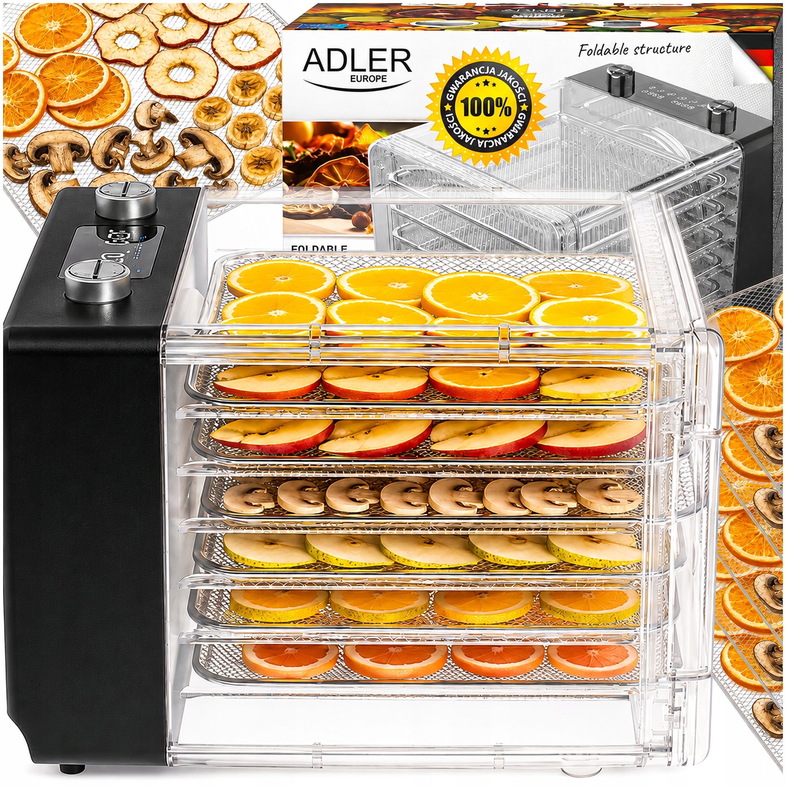 FRUIT MUSHROOM DRYER FOOD HERBS LARGE TIMER STRONG