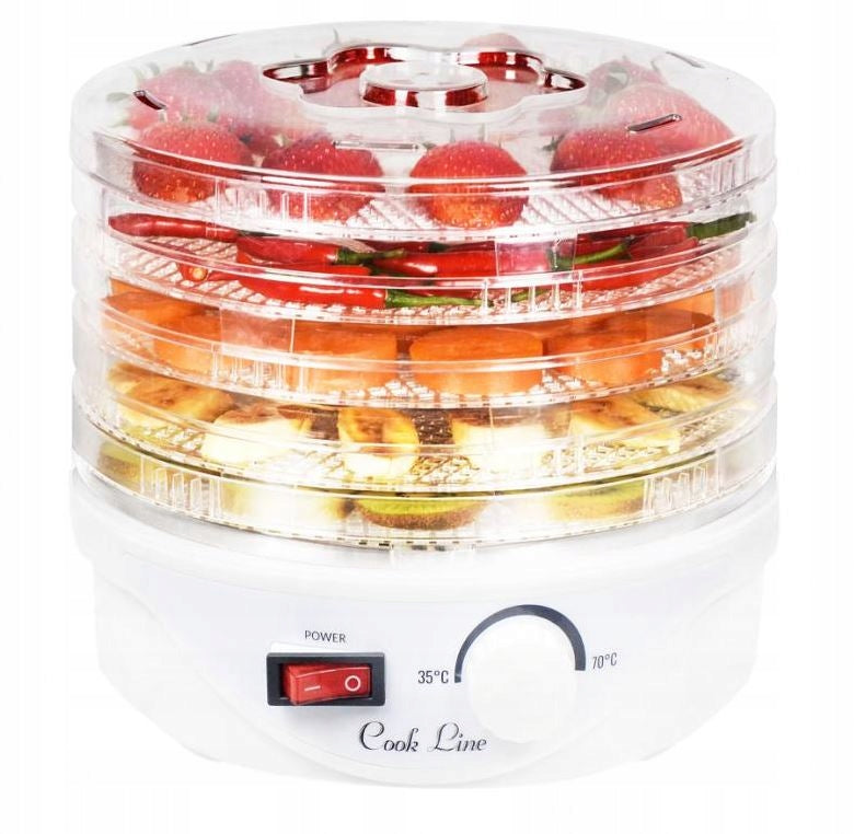 FRUIT MUSHROOM DRYER VEGETABLE HERBS FOOD LARGE 5 SIEVES STRONG 250W