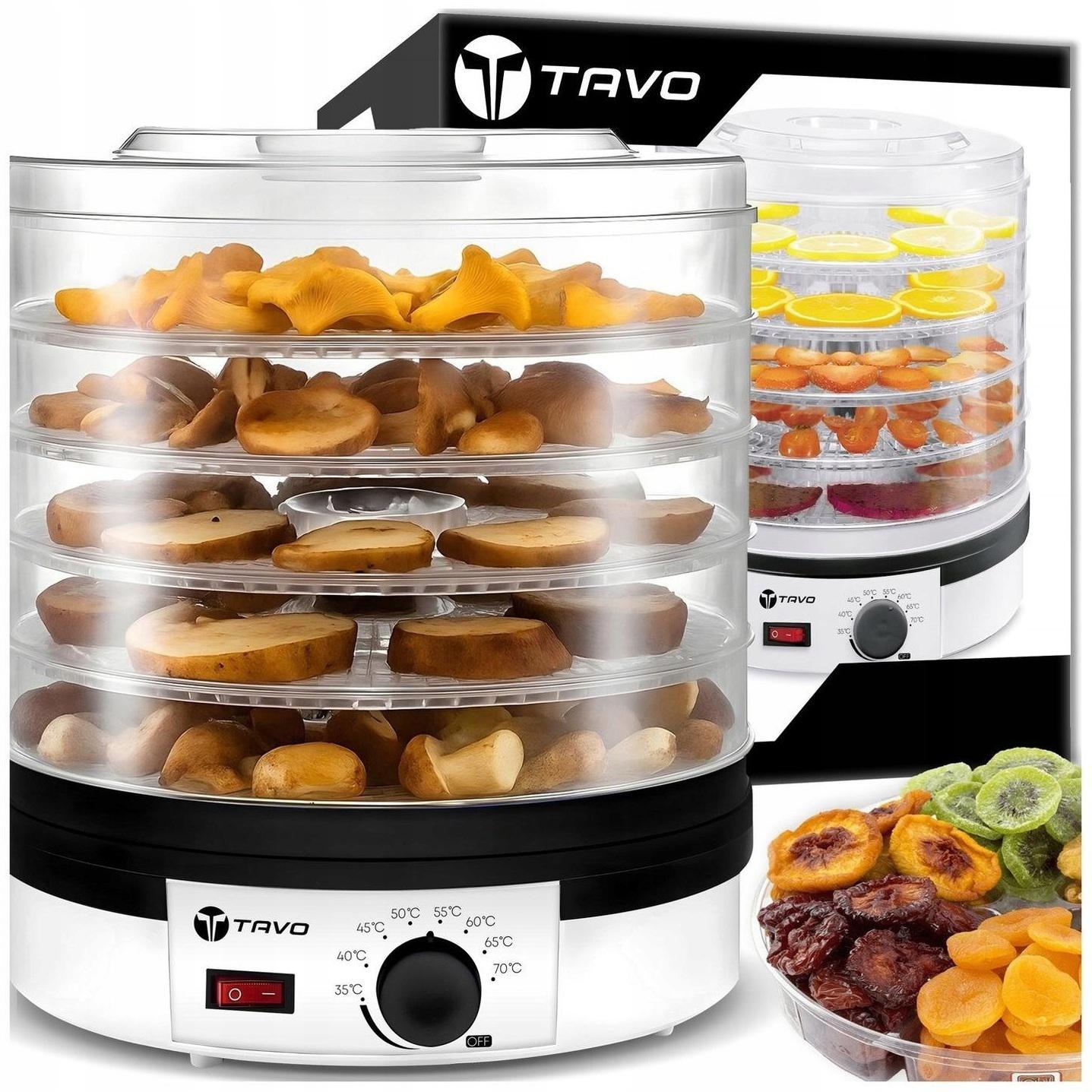 FRUIT MUSHROOM DRYER VEGETABLE HERBS FOOD LARGE 5 SIEVES STRONG 500W