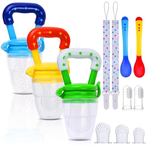 FRUIT PACIFIER SET OF 12 PARTS SILICONE BABY SPOONS silicone Brand no brand