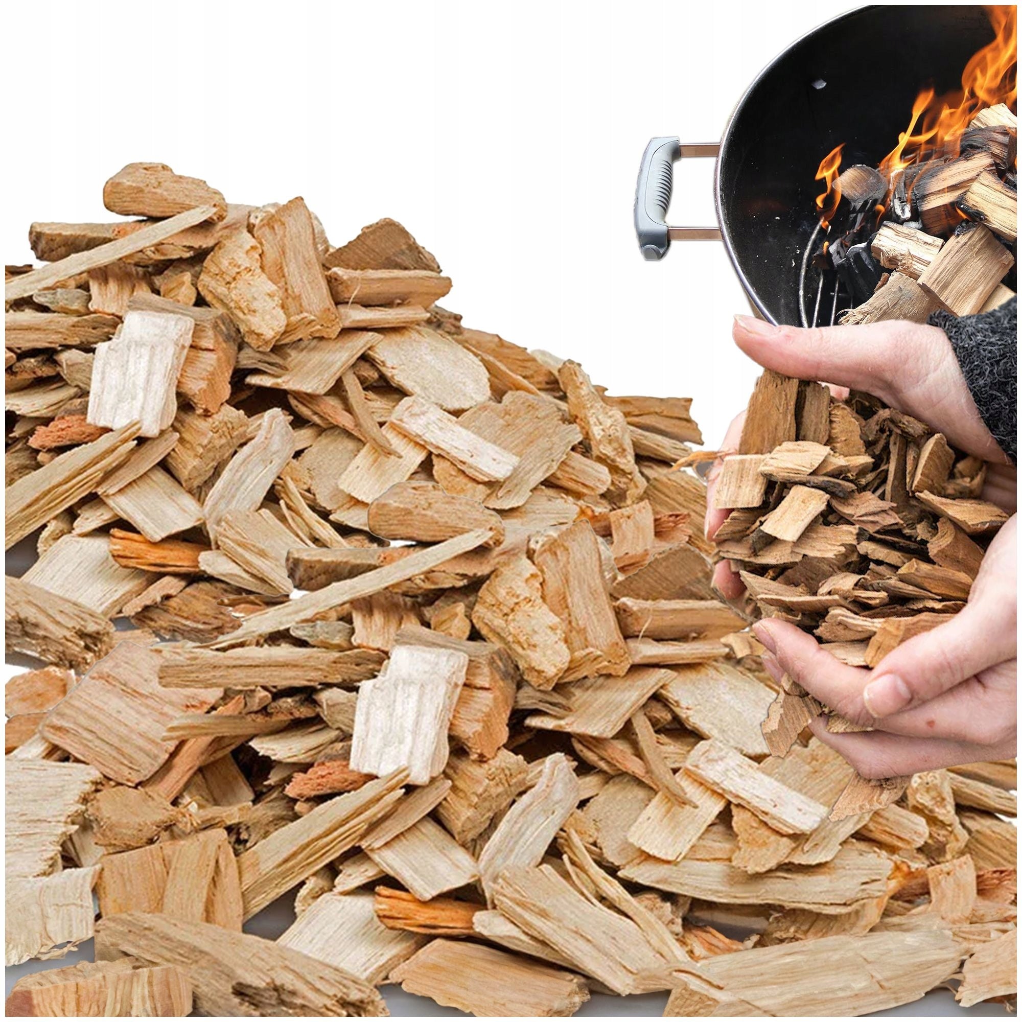 FRUIT SMOKING CHIPS FOR SMOKING 12 LITERS KL10 SET DIFFERENT GRILL Packaging status original