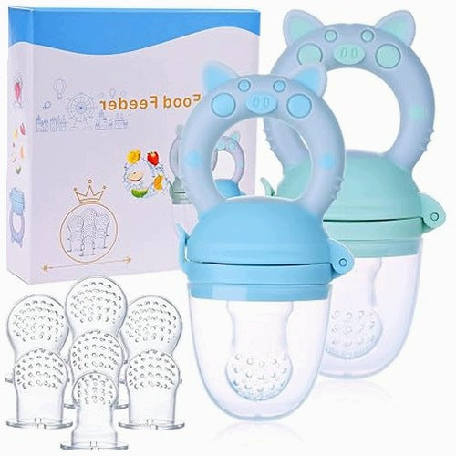 FRUIT TEETHER NEON SILICONE FOR BABIES SET OF 11 PCS. silicone