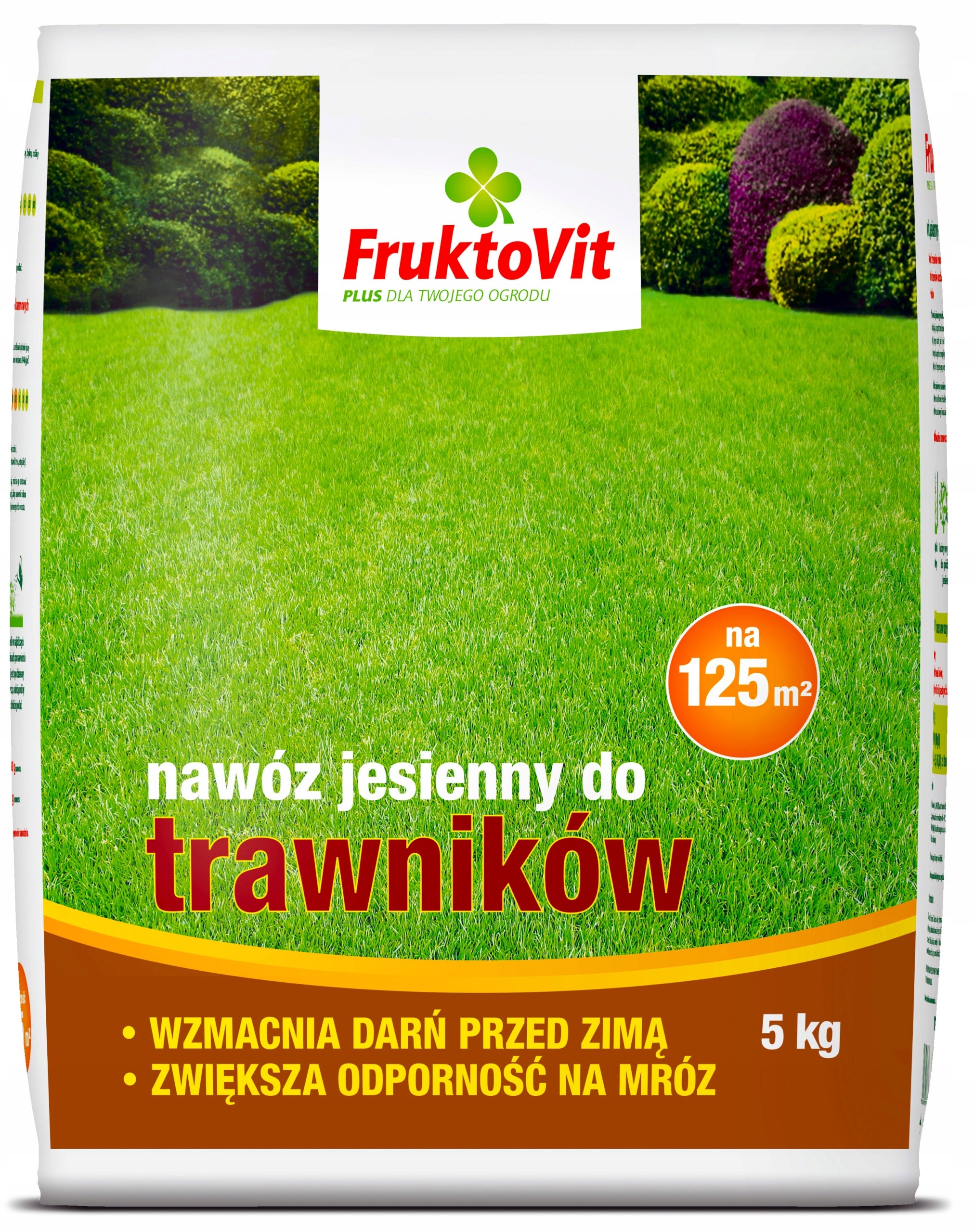FRUKTOVIT AUTUMN LAWN GRASS FERTILIZER 5 KG +Fe FROST RESISTANCE Manufacturer code FRUKTOVI