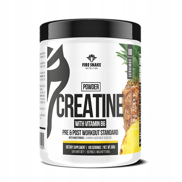 FSN CREATINE + B6 600G CREATINE MICRO MONOHYDRATE MASS STRENGTH Pineapple