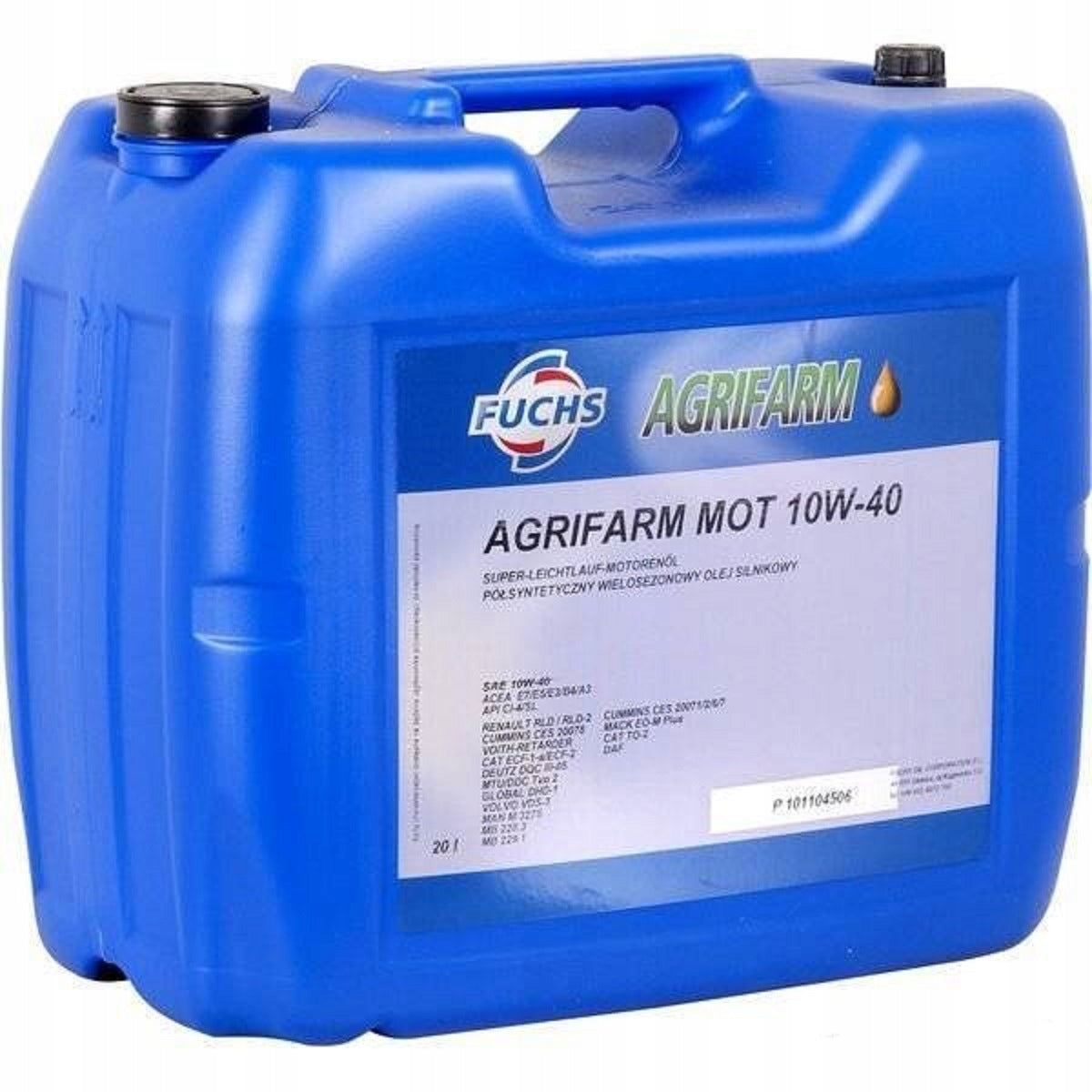 FUCHS AGRIFARM MOT 10W40 20L