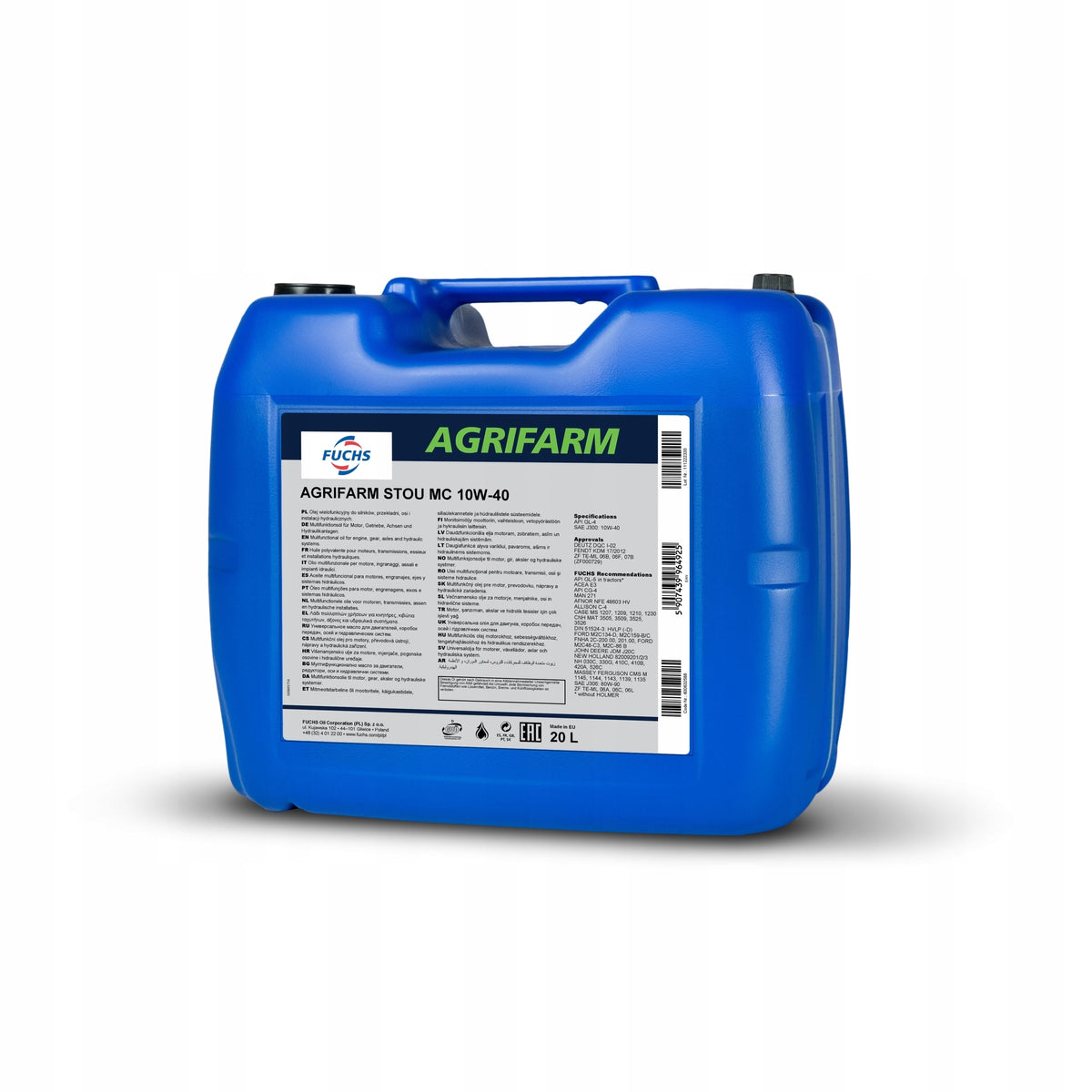 FUCHS Agrifarm Stou MC 10W-40 20L Multipurpose Oil