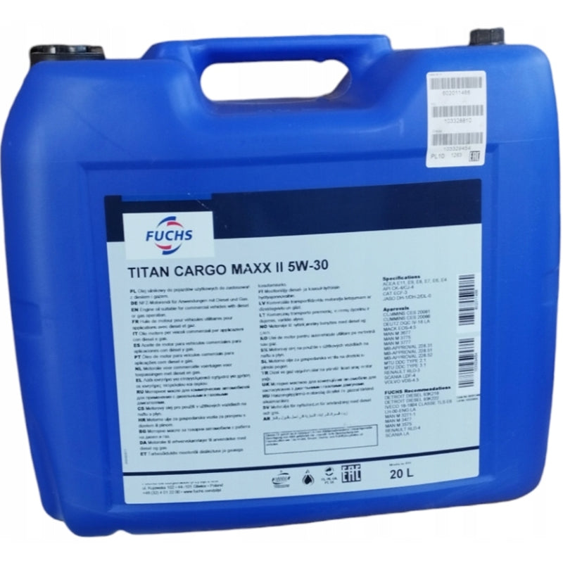 FUCHS Oil Titan Cargo MAXX II 5W30 20L