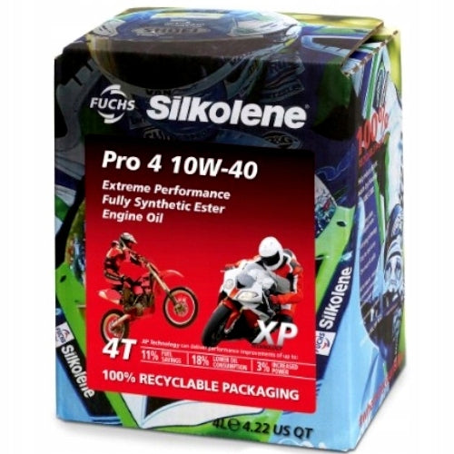 FUCHS Silkolene PRO 4 XP 10W40 4T 4L